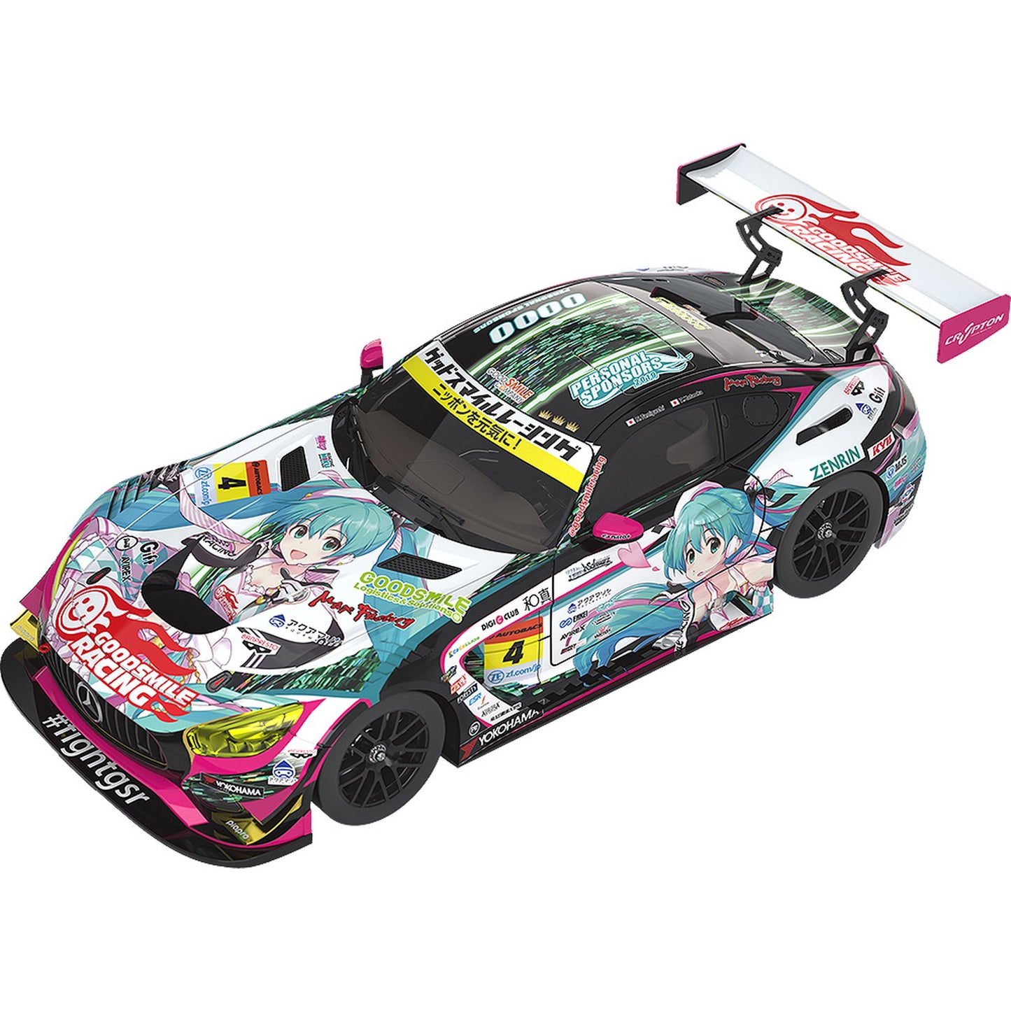 1/64 『初音ミク GTプロジェクト』 グッドスマイル 初音ミク AMG 2019 SUPER GT Ver.【再販】