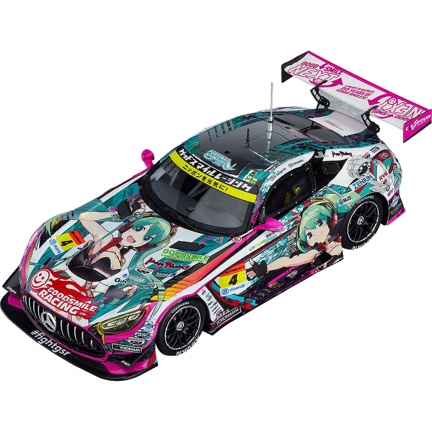 1/64 『初音ミク GTプロジェクト』 グッドスマイル 初音ミク AMG 2020 SUPER GT Ver.【再販】