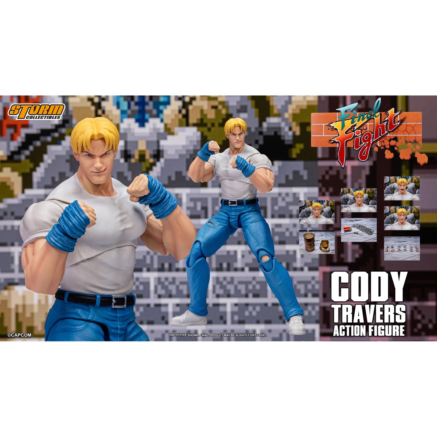 『ファイナルファイト』 アクションフィギュア コーディー・トラバース