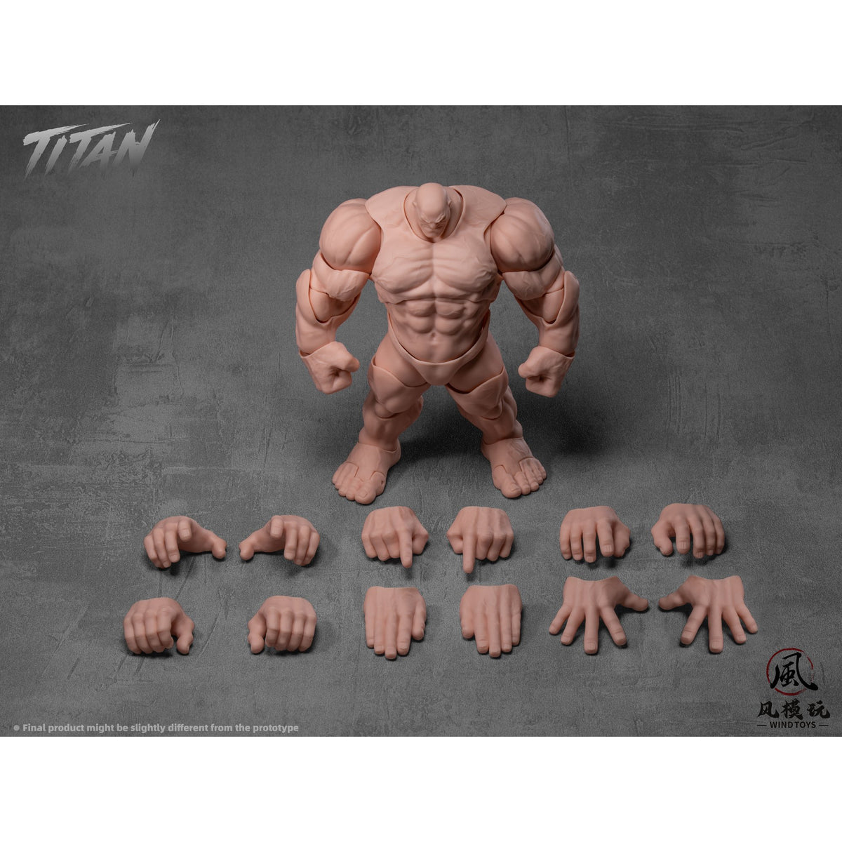 ウィンドトイズ 1/12 タイタン スーパーアクションマッスルボディ ライトスキン