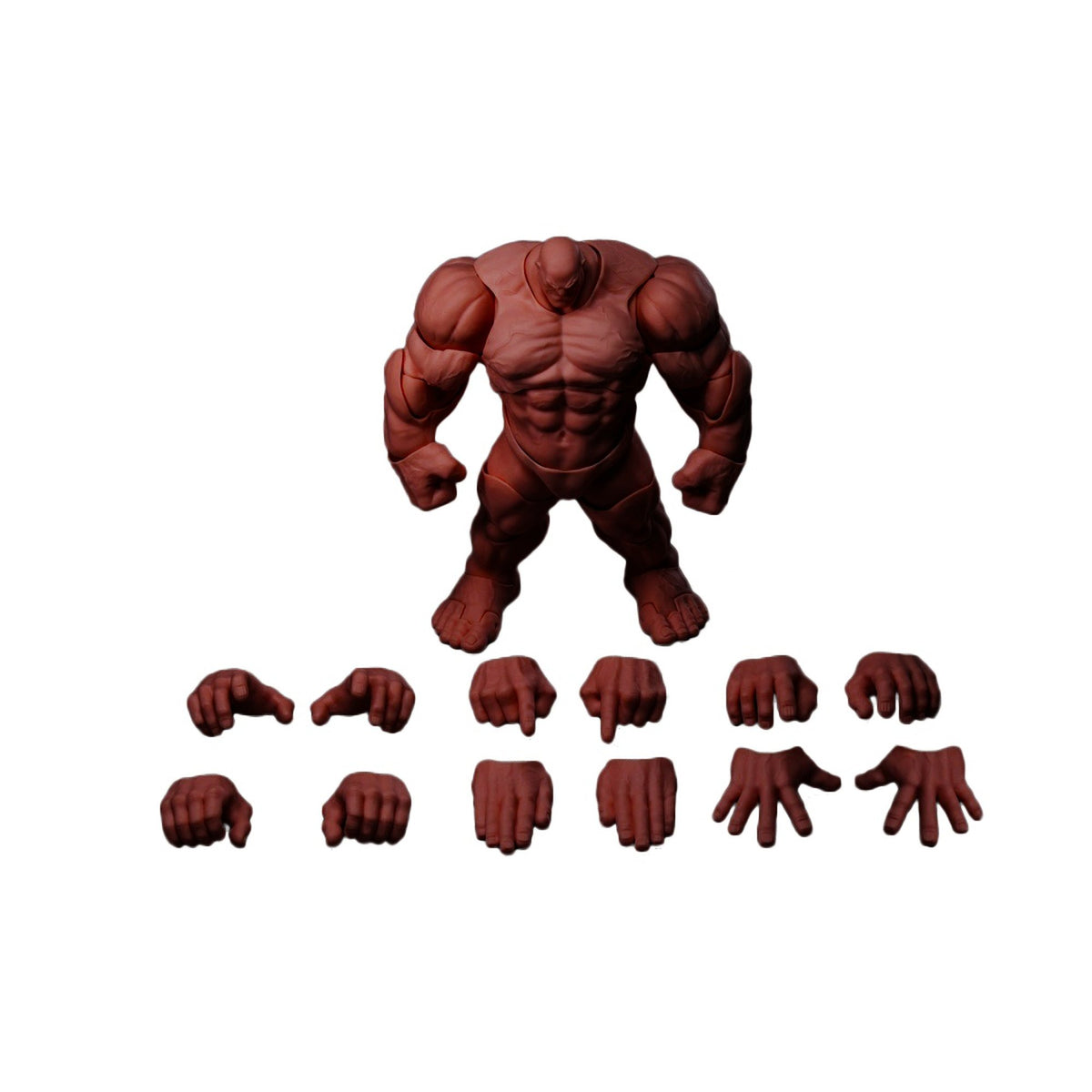 ウィンドトイズ 1/12 タイタン スーパーアクションマッスルボディ レッドスキン