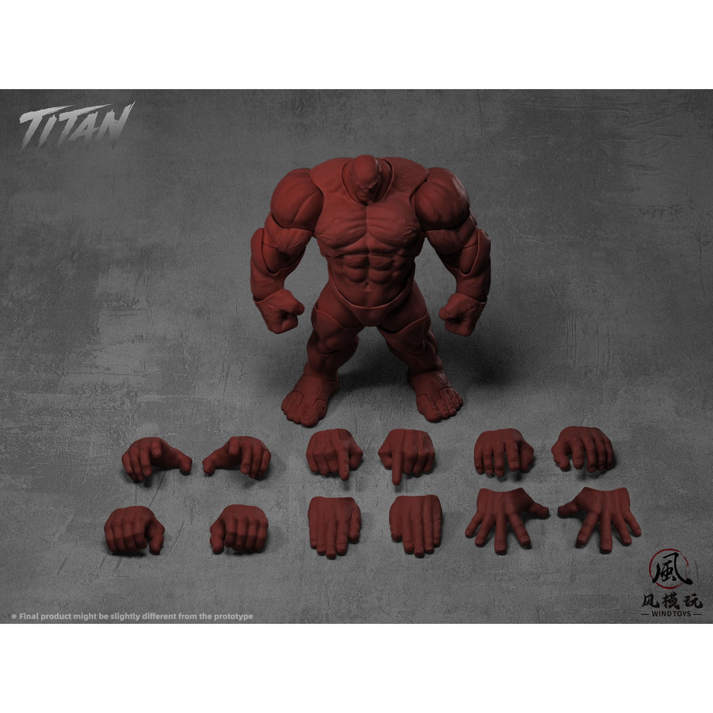 ウィンドトイズ 1/12 タイタン スーパーアクションマッスルボディ レッドスキン