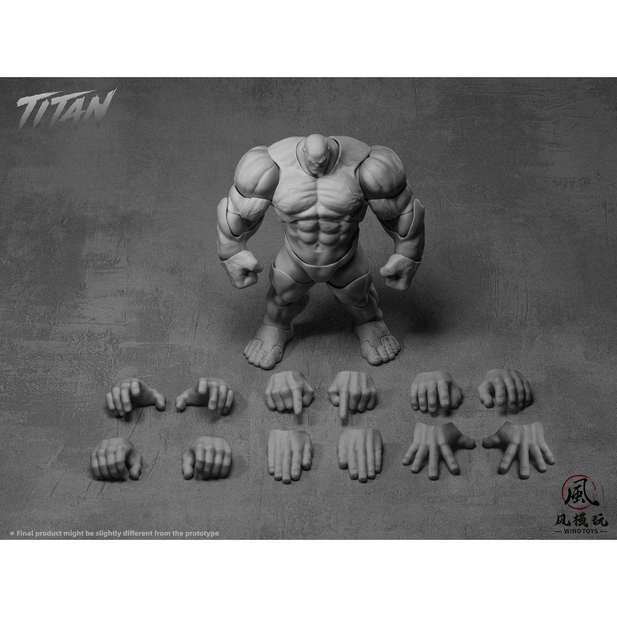 ウィンドトイズ 1/12 タイタン スーパーアクションマッスルボディ グレースキン