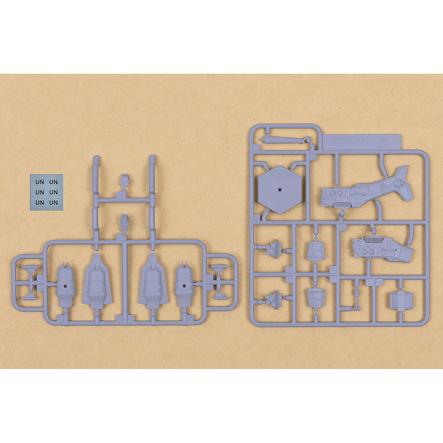 SYUTO Tiny Scale 1/350 『ヱヴァンゲリヲン新劇場版』 近接航空支援用垂直離着陸対地攻撃機 YAGR-3B