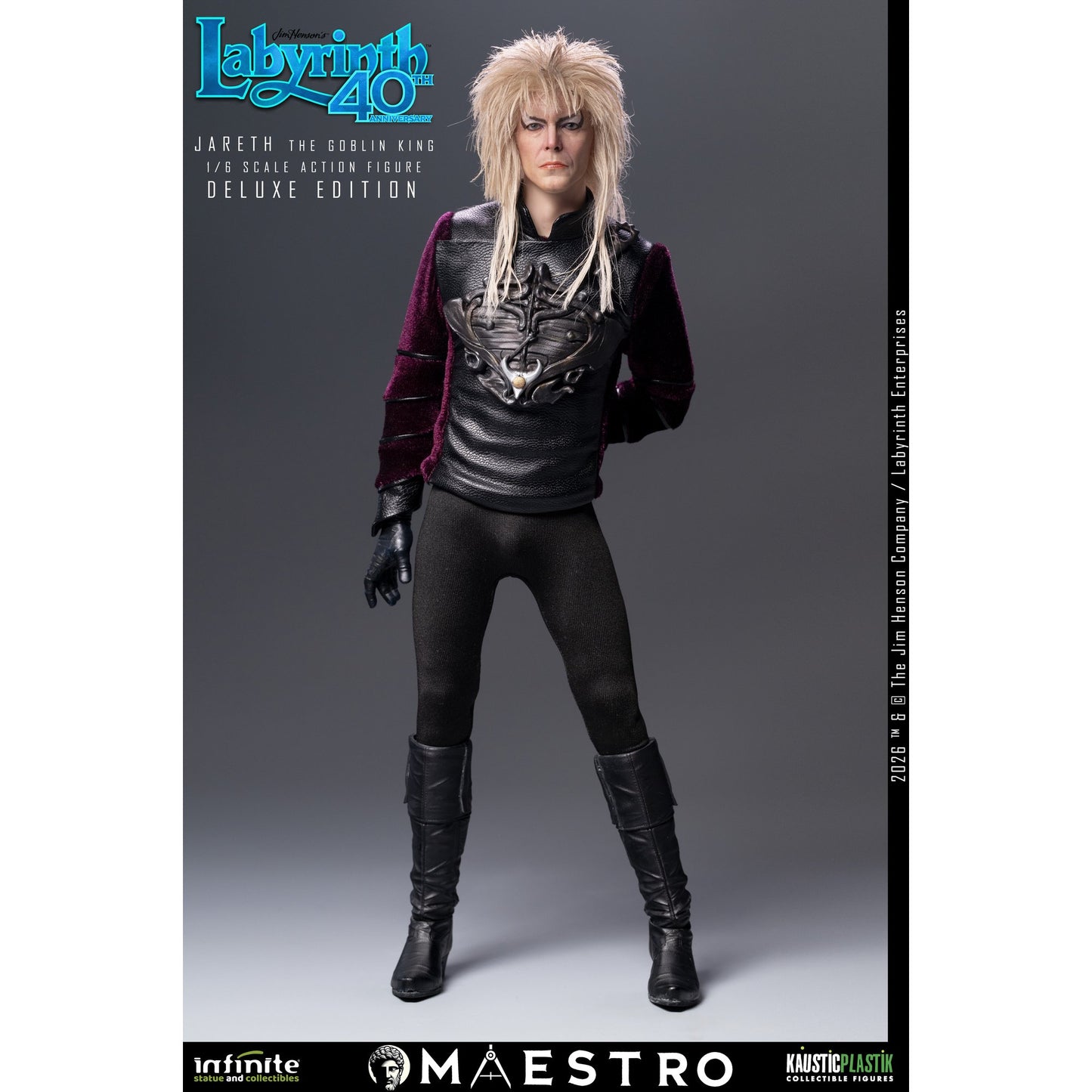 ラビリンス/ ジャレス ザ・ゴブリンキング 1/6 アクションフィギュア DELUXE エディション