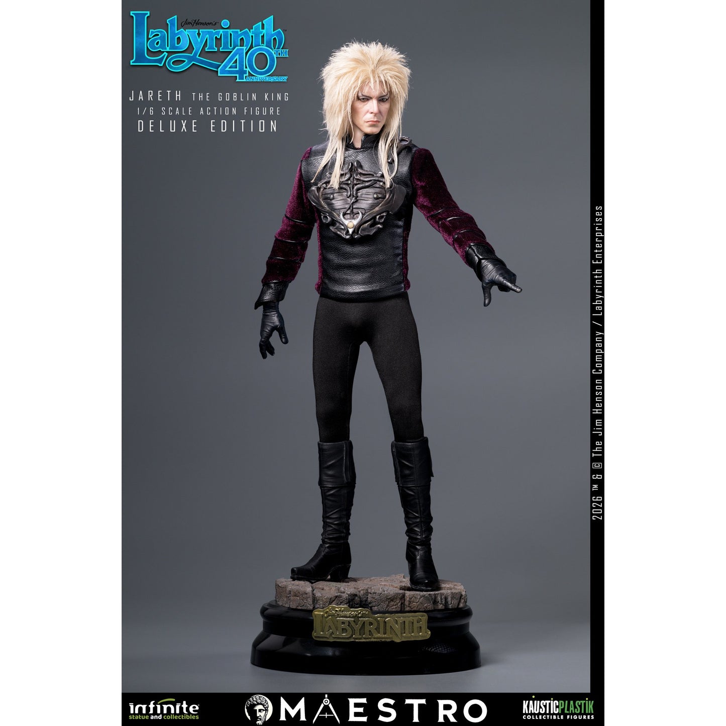 ラビリンス/ ジャレス ザ・ゴブリンキング 1/6 アクションフィギュア DELUXE エディション