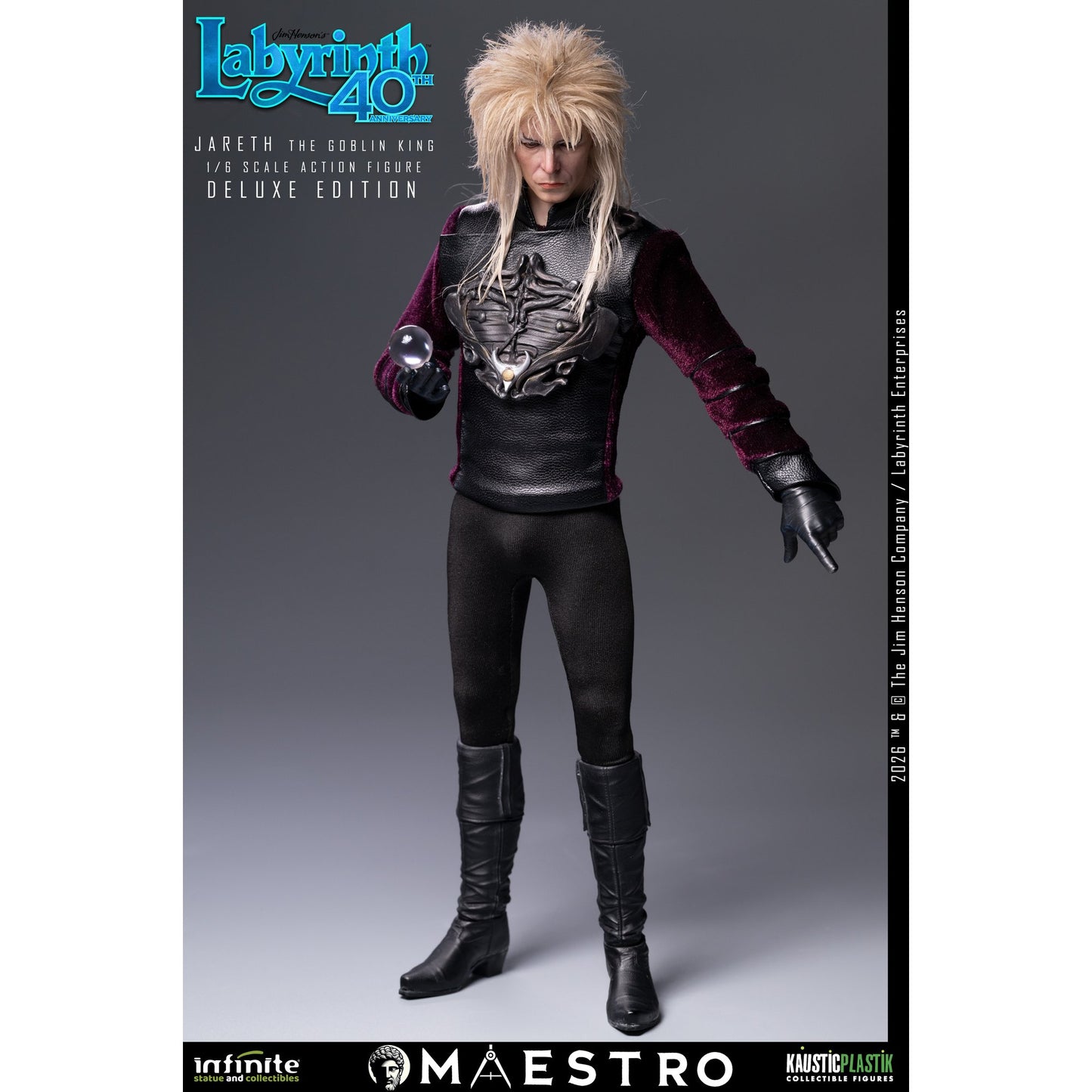 ラビリンス/ ジャレス ザ・ゴブリンキング 1/6 アクションフィギュア DELUXE エディション