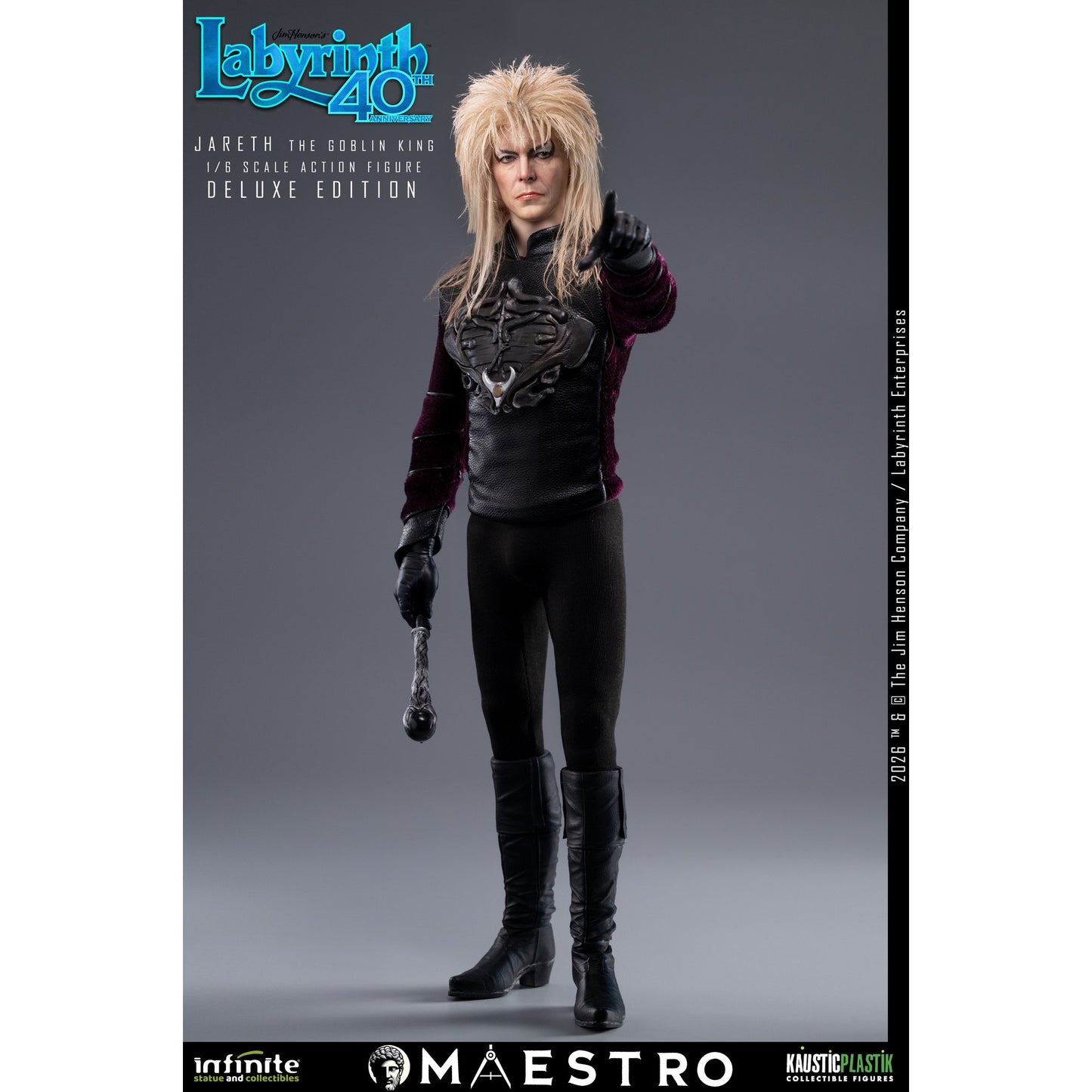 ラビリンス/ ジャレス ザ・ゴブリンキング 1/6 アクションフィギュア DELUXE エディション