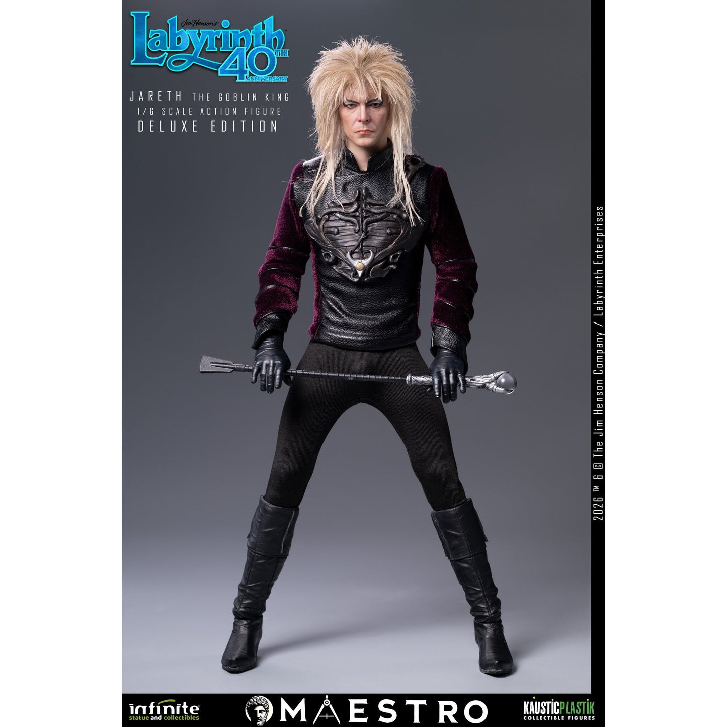 ラビリンス/ ジャレス ザ・ゴブリンキング 1/6 アクションフィギュア DELUXE エディション