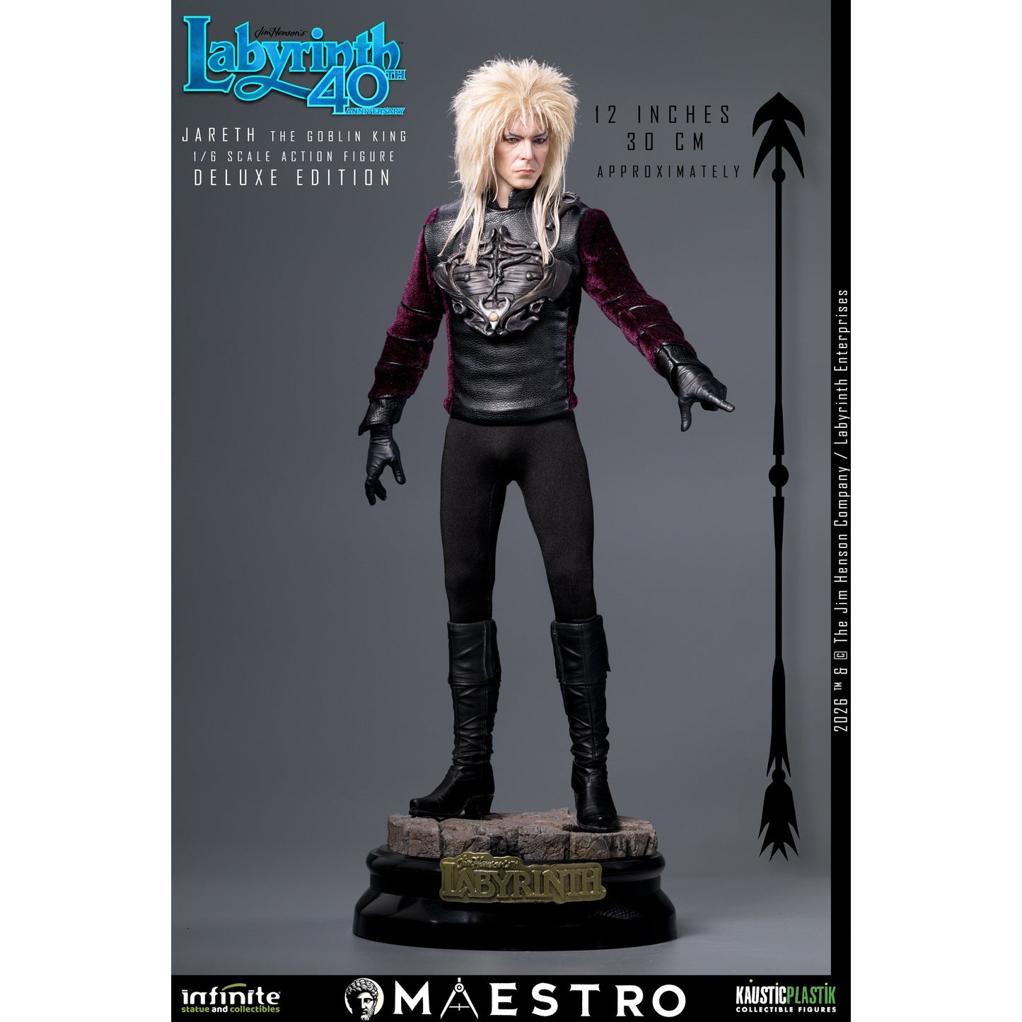 ラビリンス/ ジャレス ザ・ゴブリンキング 1/6 アクションフィギュア DELUXE エディション