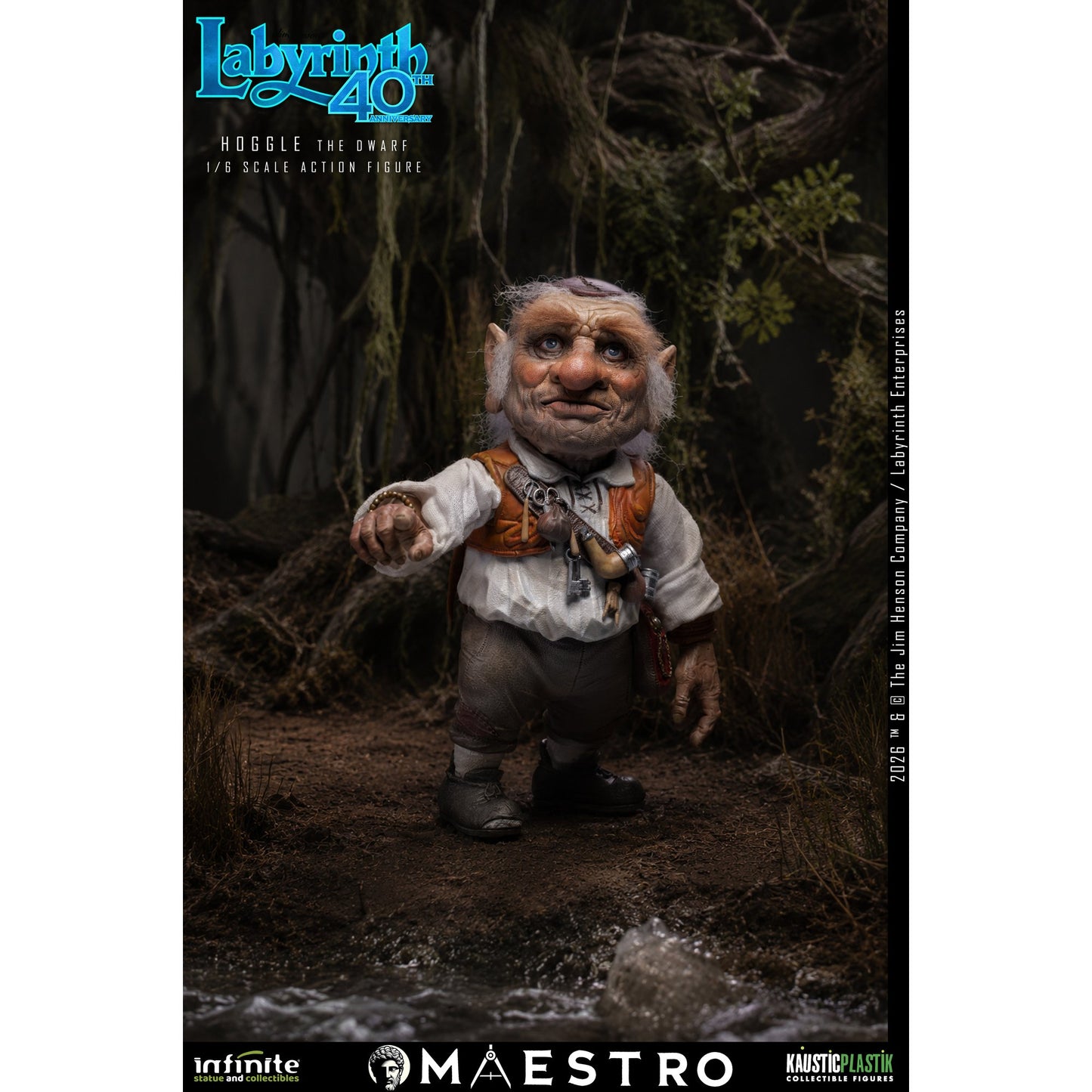 ラビリンス/ ホグル ザ・ドワーフ 1/6 アクションフィギュア
