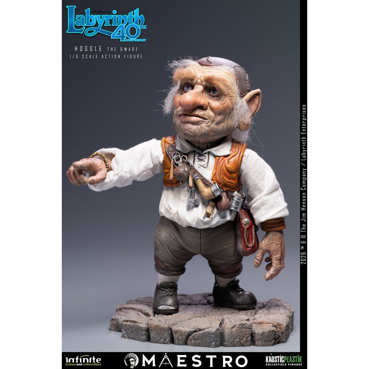 ラビリンス/ ホグル ザ・ドワーフ 1/6 アクションフィギュア