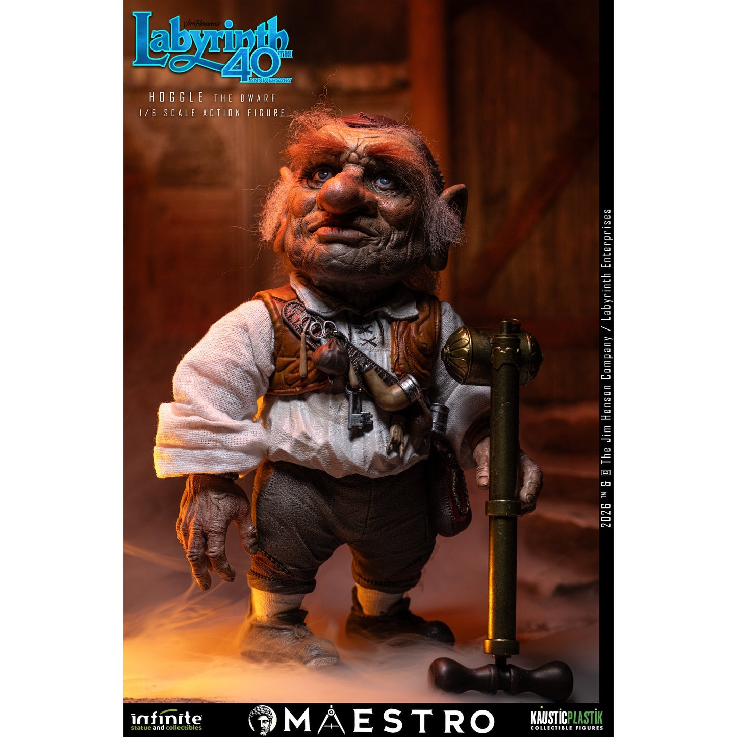 ラビリンス/ ホグル ザ・ドワーフ 1/6 アクションフィギュア