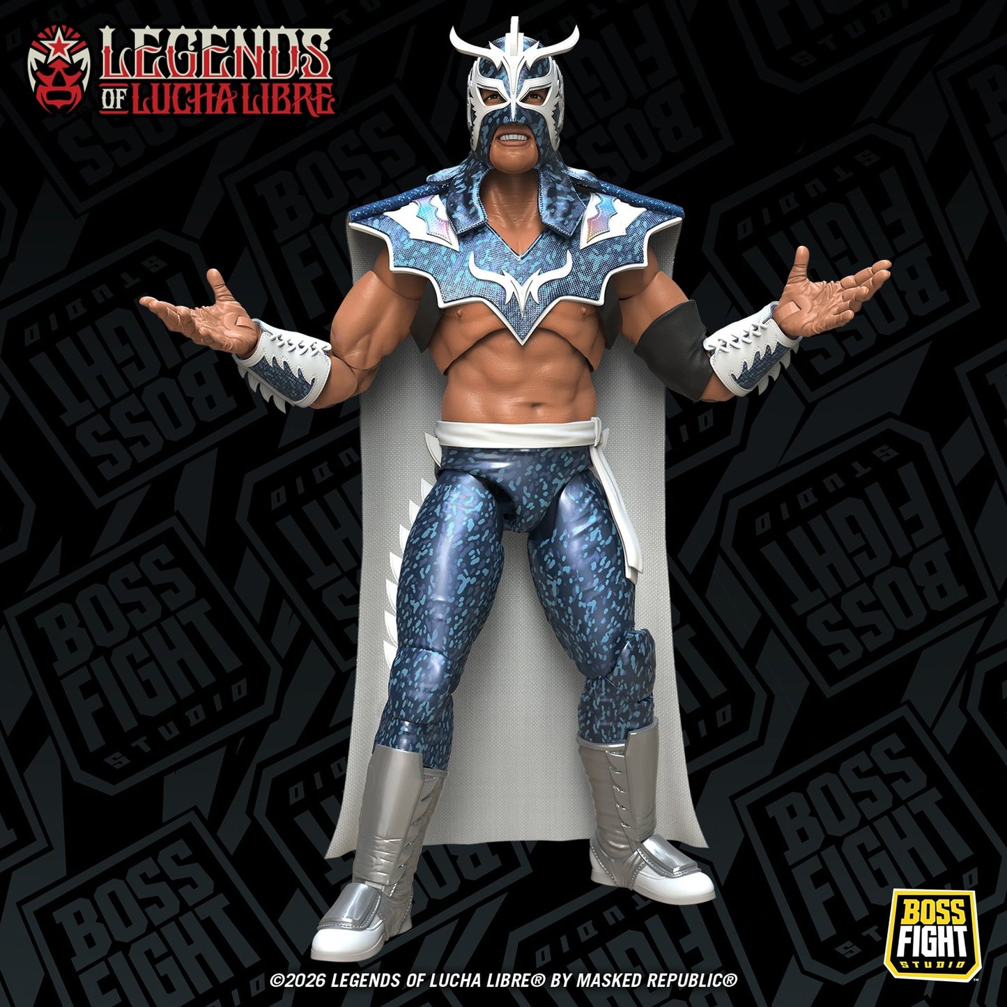 レジェンド・オブ・ルチャリブレ/ ウルティモ・ドラゴン 1/12 アクションフィギュア ホログラフィック・デコ ver.