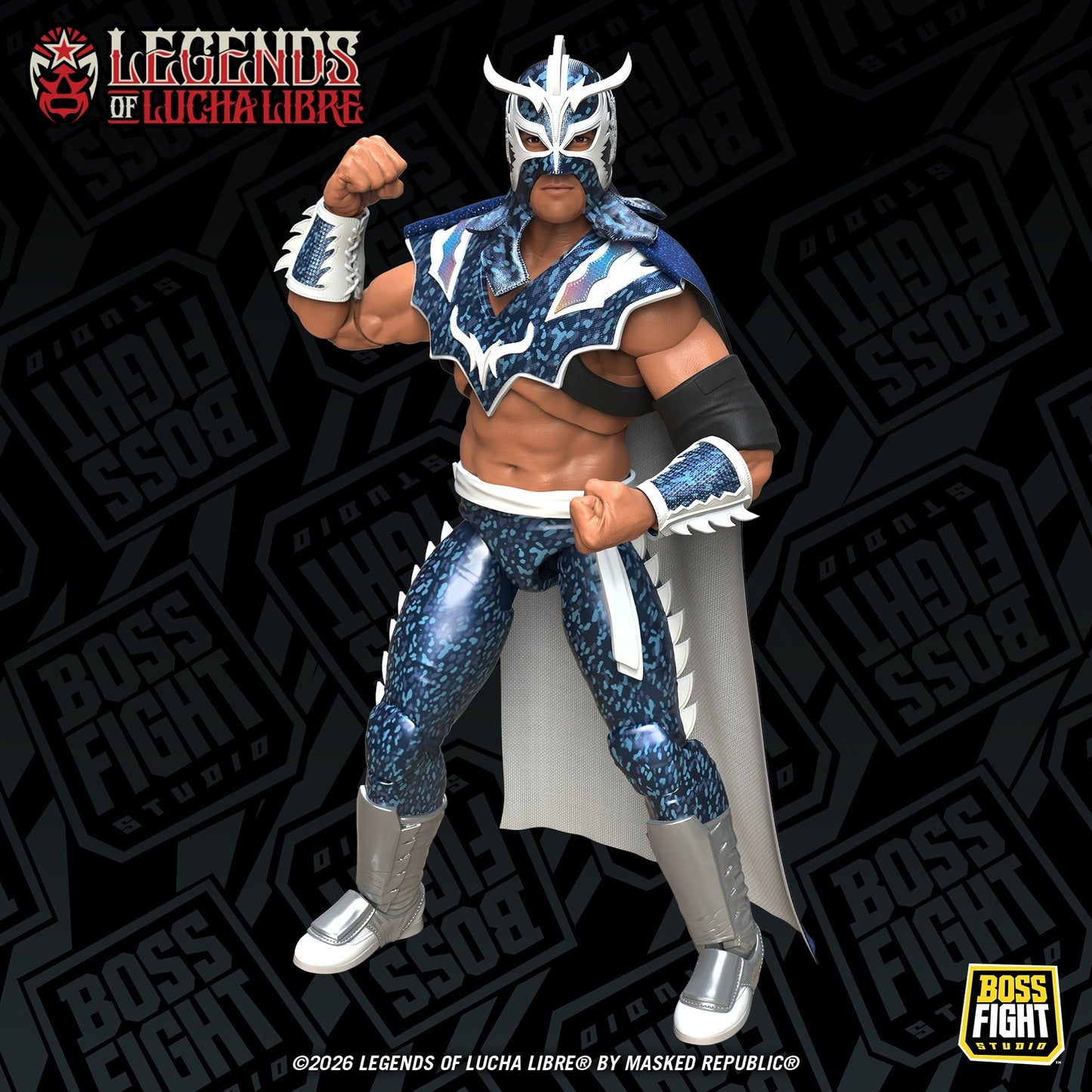 レジェンド・オブ・ルチャリブレ/ ウルティモ・ドラゴン 1/12 アクションフィギュア ホログラフィック・デコ ver.