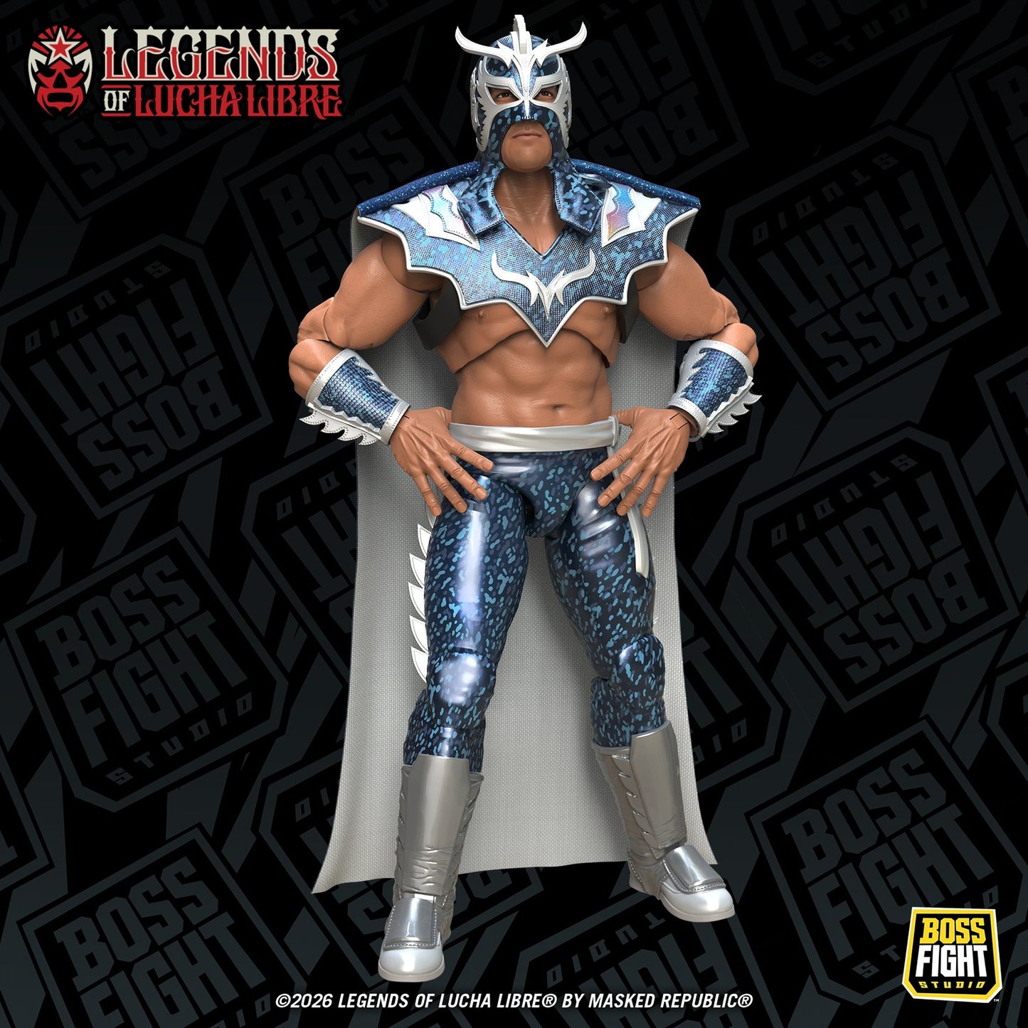 レジェンド・オブ・ルチャリブレ/ ウルティモ・ドラゴン 1/12 アクションフィギュア ホログラフィック・デコ ver.