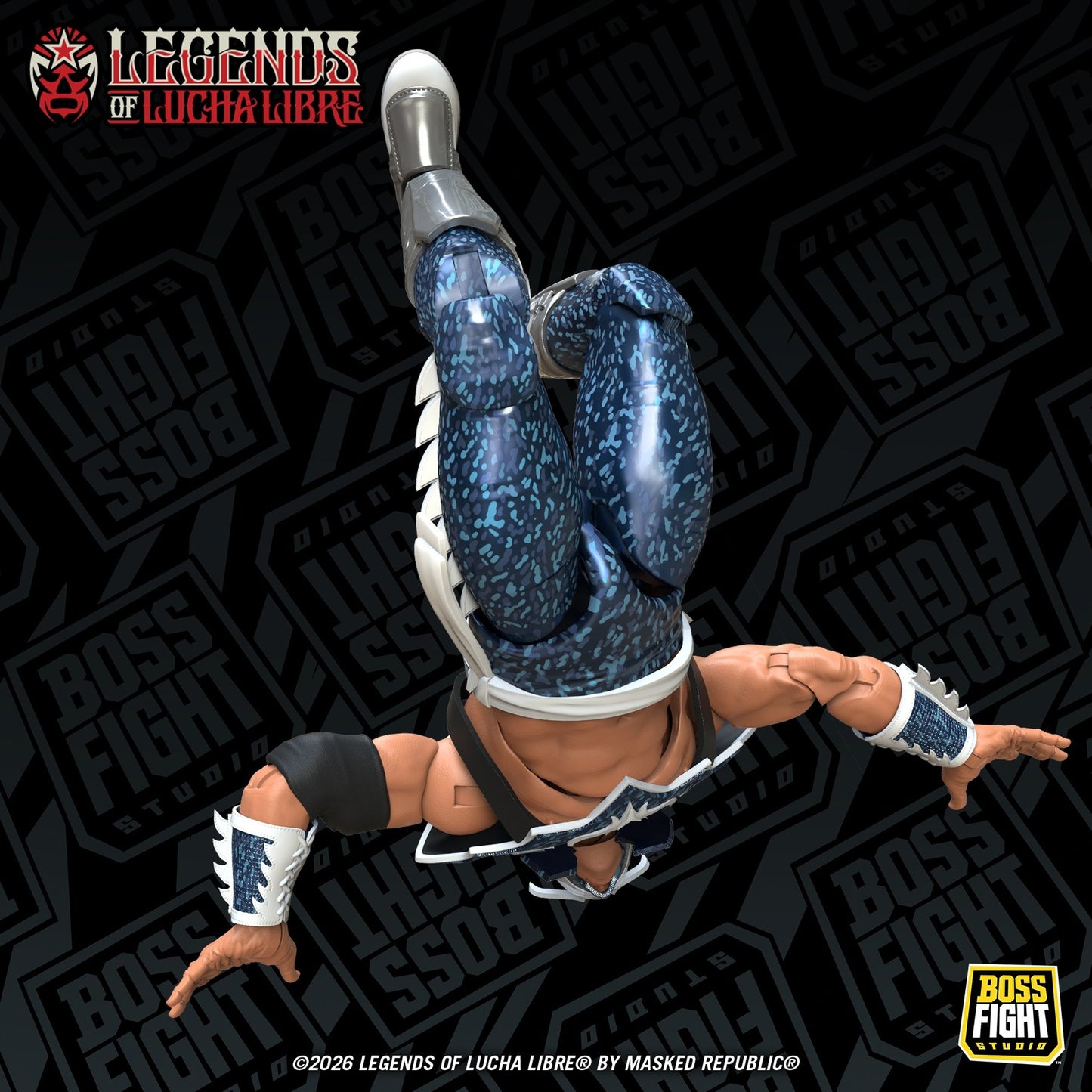 レジェンド・オブ・ルチャリブレ/ ウルティモ・ドラゴン 1/12 アクションフィギュア ホログラフィック・デコ ver.