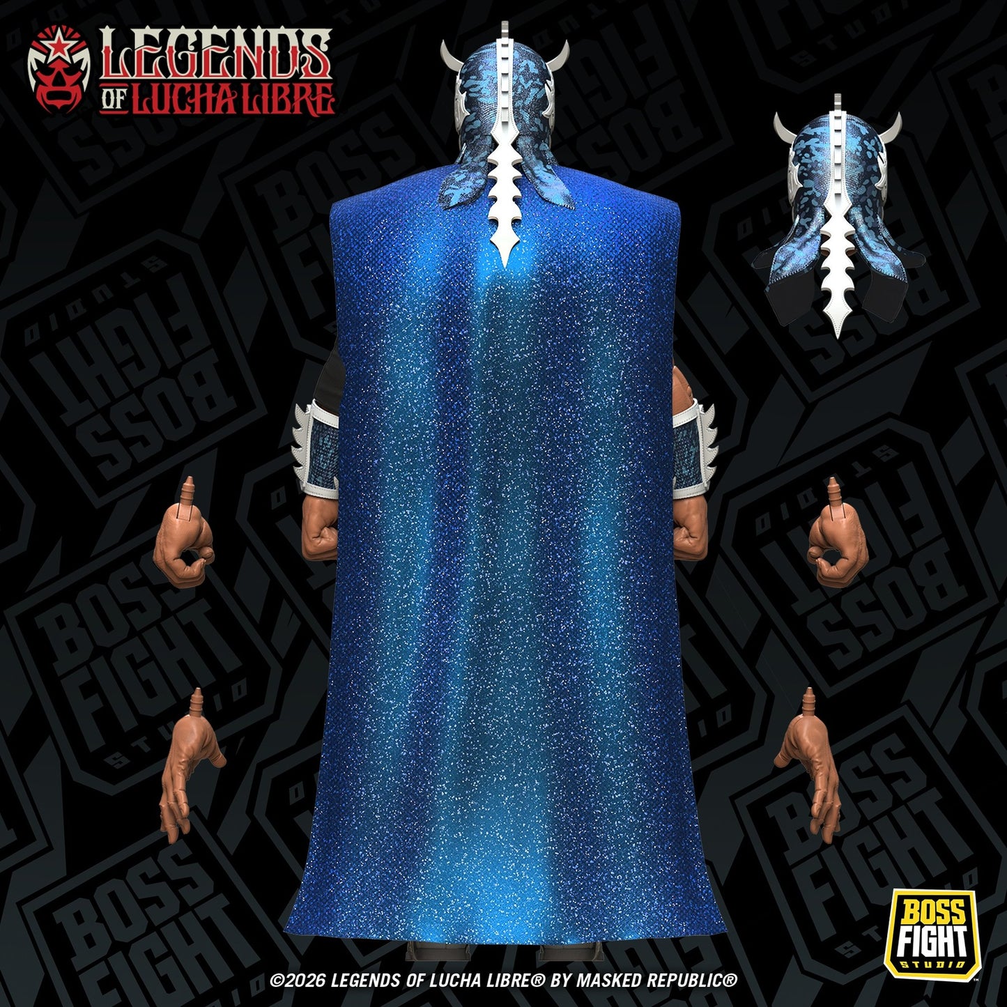 レジェンド・オブ・ルチャリブレ/ ウルティモ・ドラゴン 1/12 アクションフィギュア ホログラフィック・デコ ver.