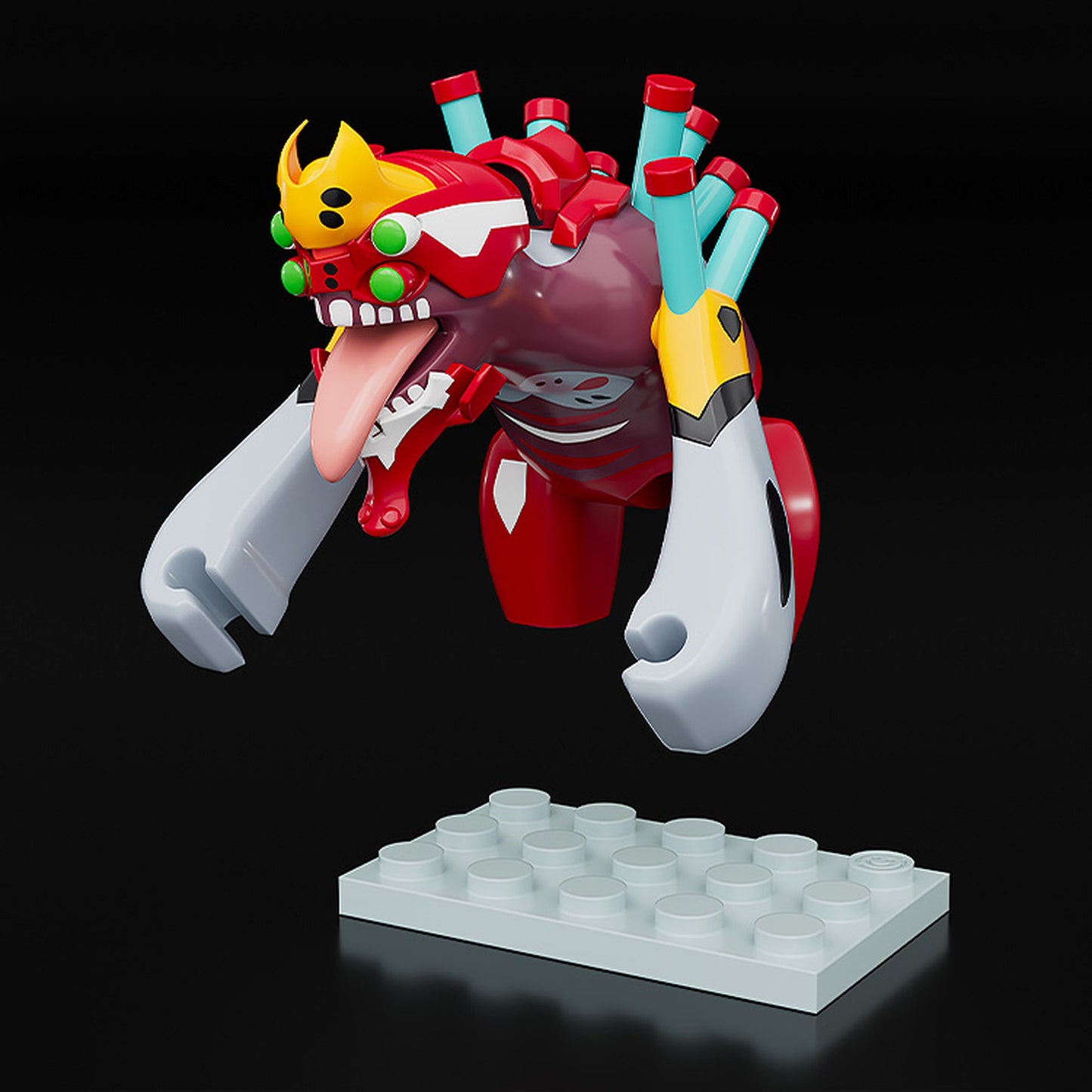 BRICKROID 『ヱヴァンゲリヲン新劇場版』 エヴァンゲリオン2号機 獣化第２形態
