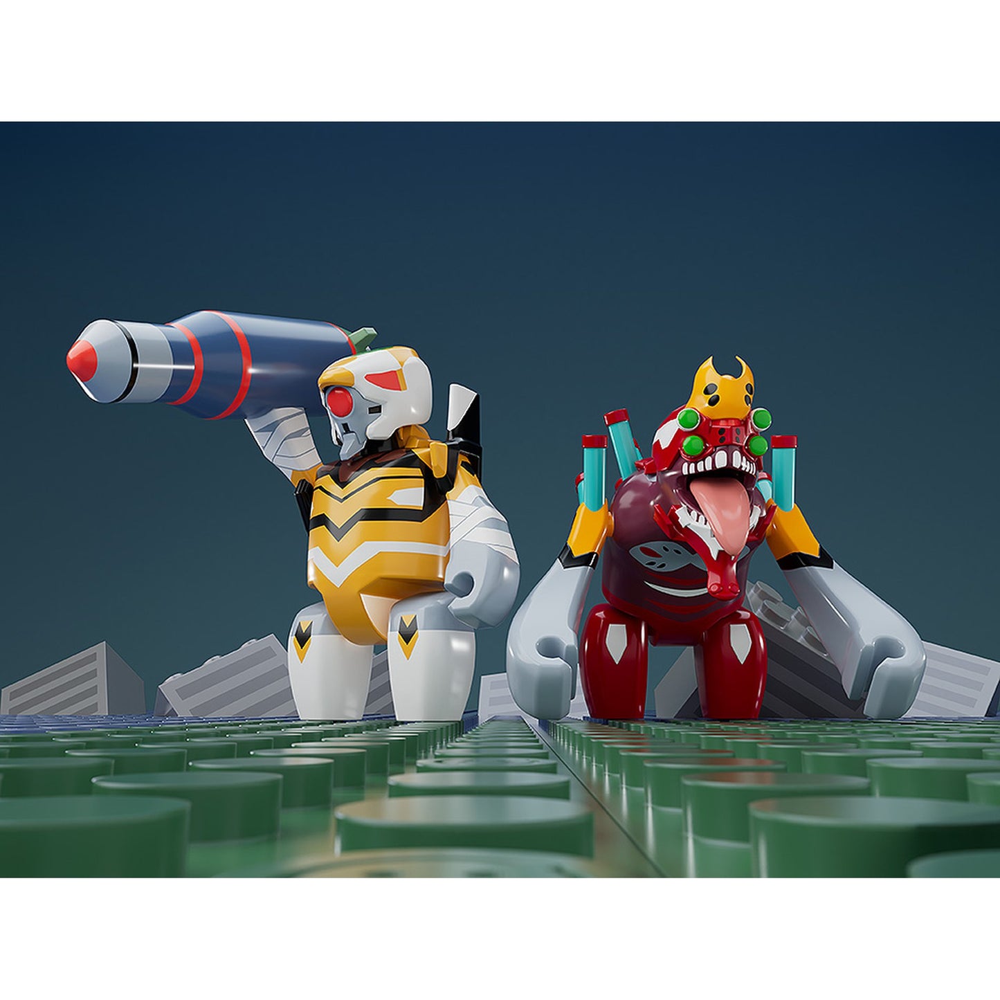 BRICKROID 『ヱヴァンゲリヲン新劇場版』 エヴァンゲリオン2号機 獣化第２形態