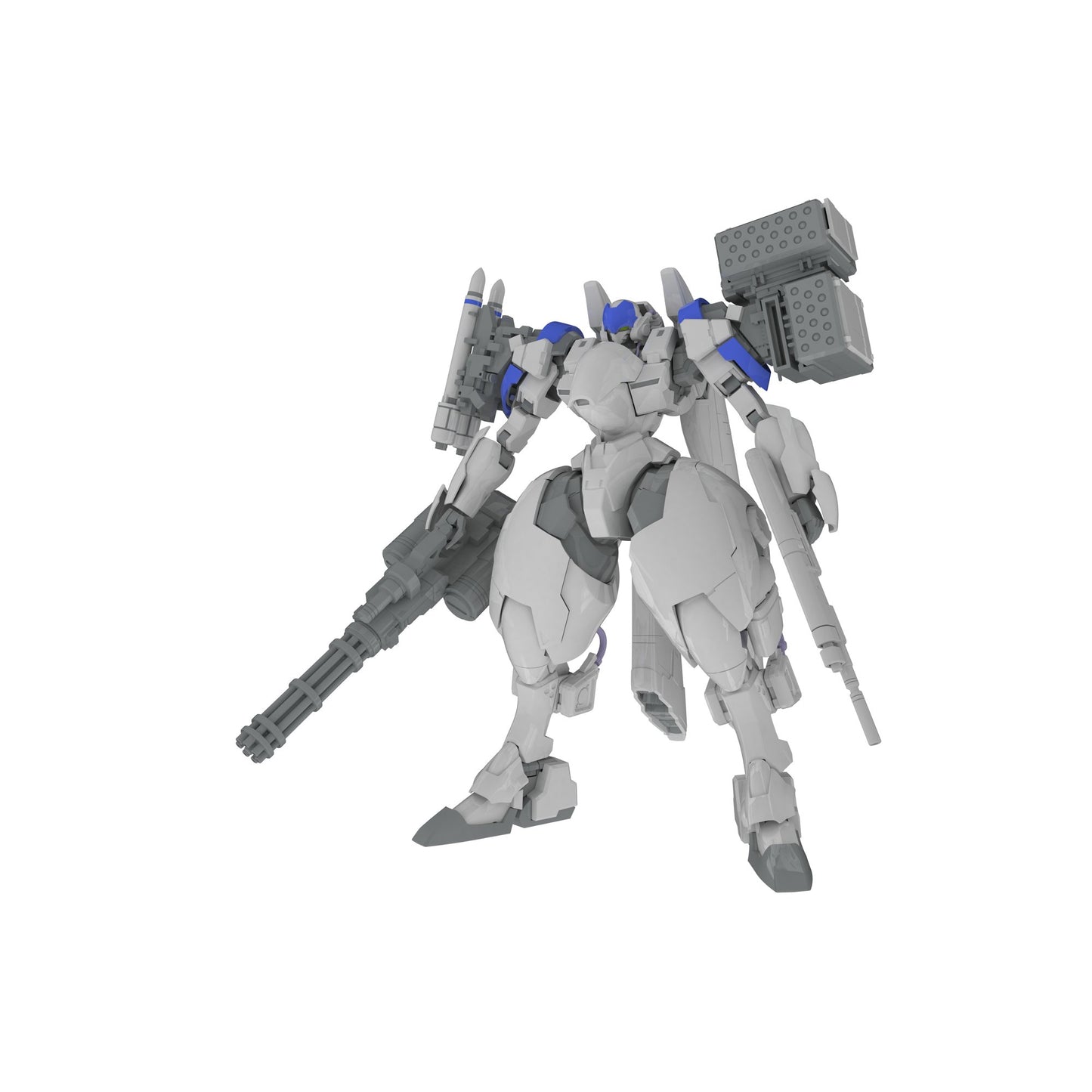 1/35 『POWERDoLLS』 X-4+(PD-802) 装甲歩兵用 武装セット3[武装取り付け用肩パーツ＆DRu35 MLC＆R25ロケット＆M7Aガトリングホウ]
