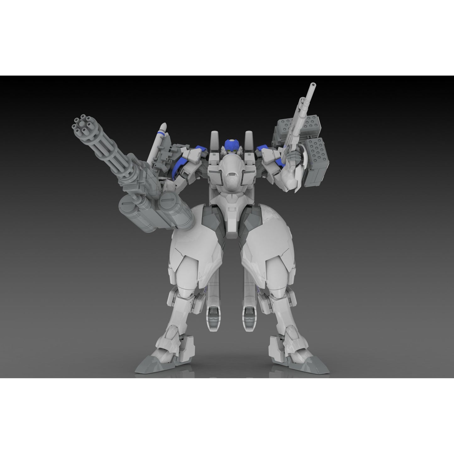 1/35 『POWERDoLLS』 X-4+(PD-802) 装甲歩兵用 武装セット3[武装取り付け用肩パーツ＆DRu35 MLC＆R25ロケット＆M7Aガトリングホウ]