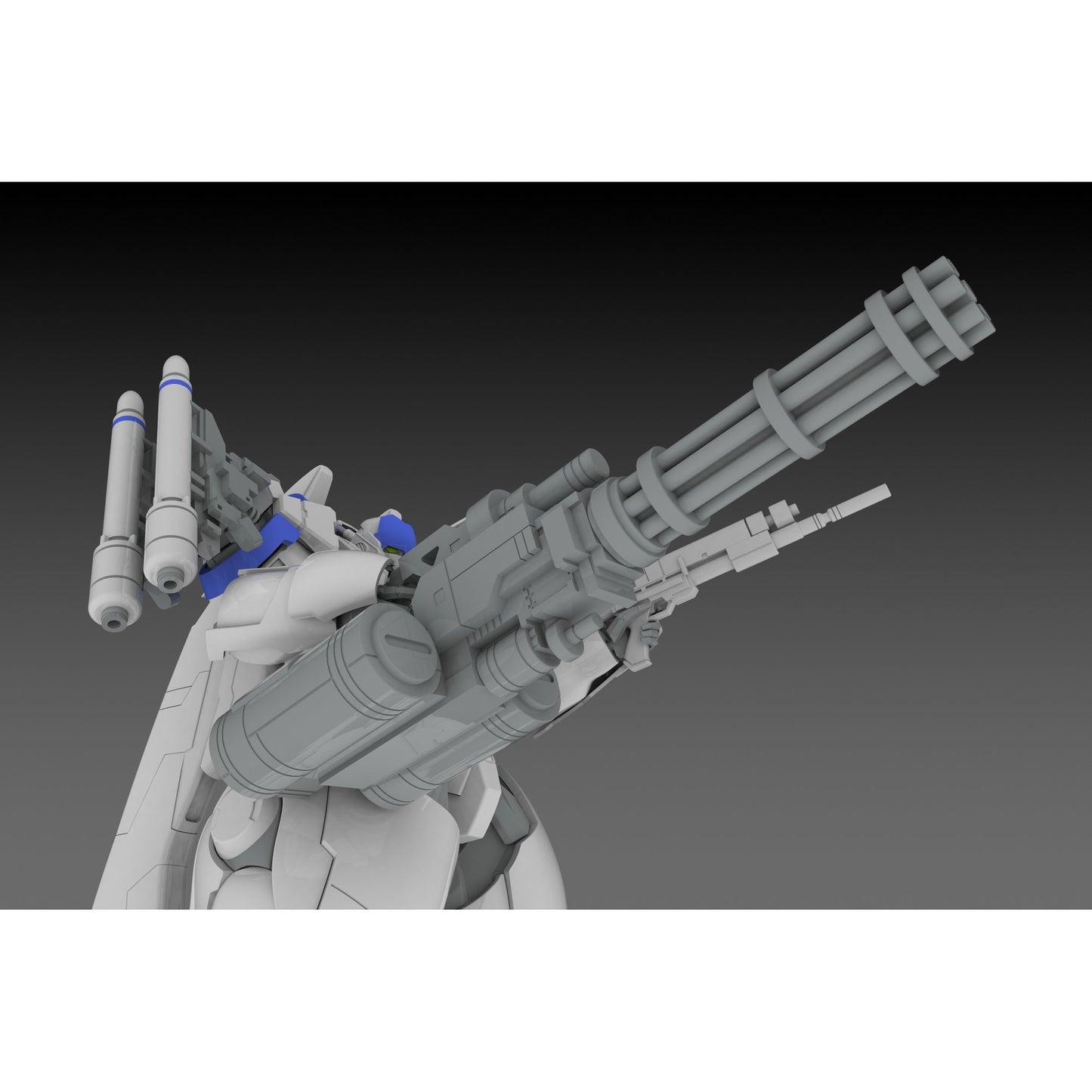 1/35 『POWERDoLLS』 X-4+(PD-802) 装甲歩兵用 武装セット3[武装取り付け用肩パーツ＆DRu35 MLC＆R25ロケット＆M7Aガトリングホウ]