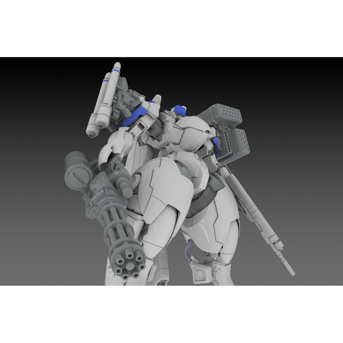 1/35 『POWERDoLLS』 X-4+(PD-802) 装甲歩兵用 武装セット3[武装取り付け用肩パーツ＆DRu35 MLC＆R25ロケット＆M7Aガトリングホウ]