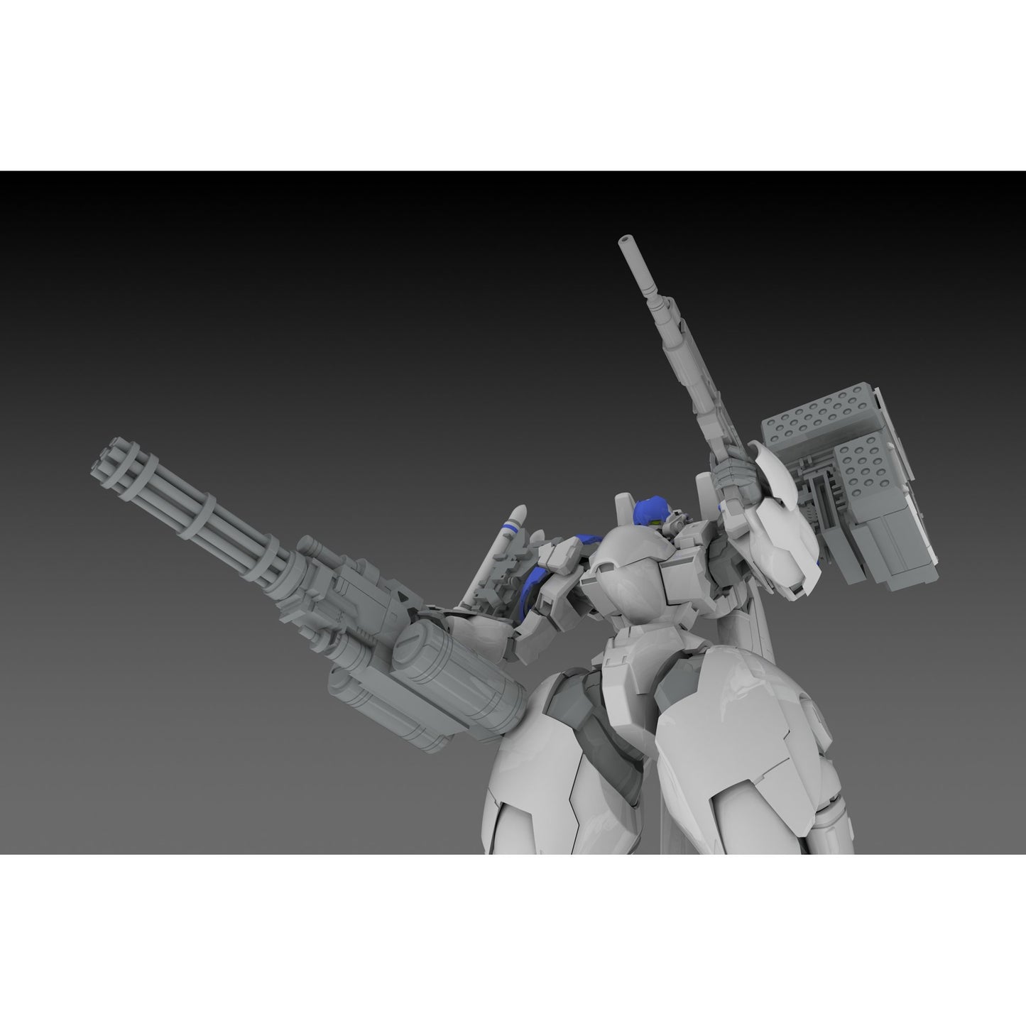 1/35 『POWERDoLLS』 X-4+(PD-802) 装甲歩兵用 武装セット3[武装取り付け用肩パーツ＆DRu35 MLC＆R25ロケット＆M7Aガトリングホウ]
