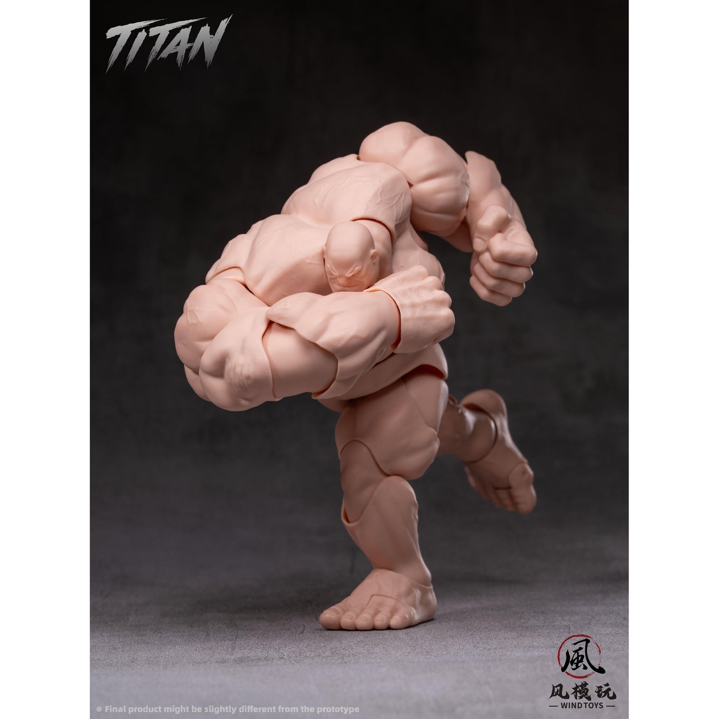 WIND TOYS 1/12スケール 可動フィギュア素体 タイタン FMW009 ノーマル
