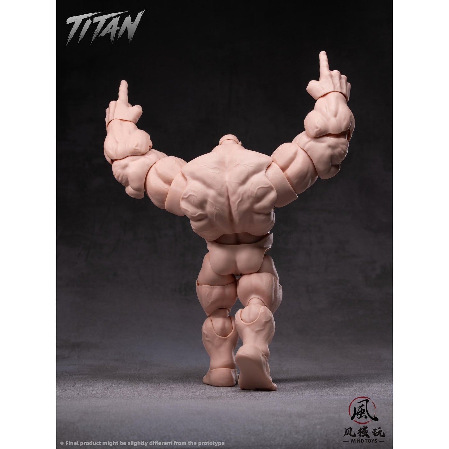 WIND TOYS 1/12スケール 可動フィギュア素体 タイタン FMW009 ノーマル