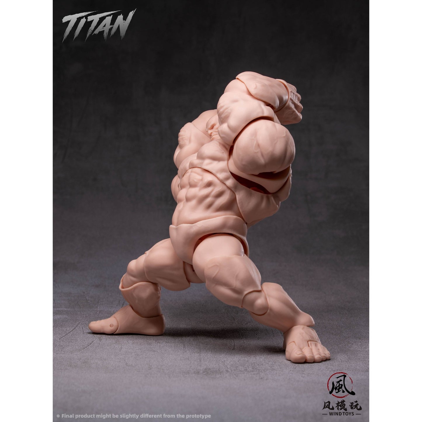 WIND TOYS 1/12スケール 可動フィギュア素体 タイタン FMW009 ノーマル