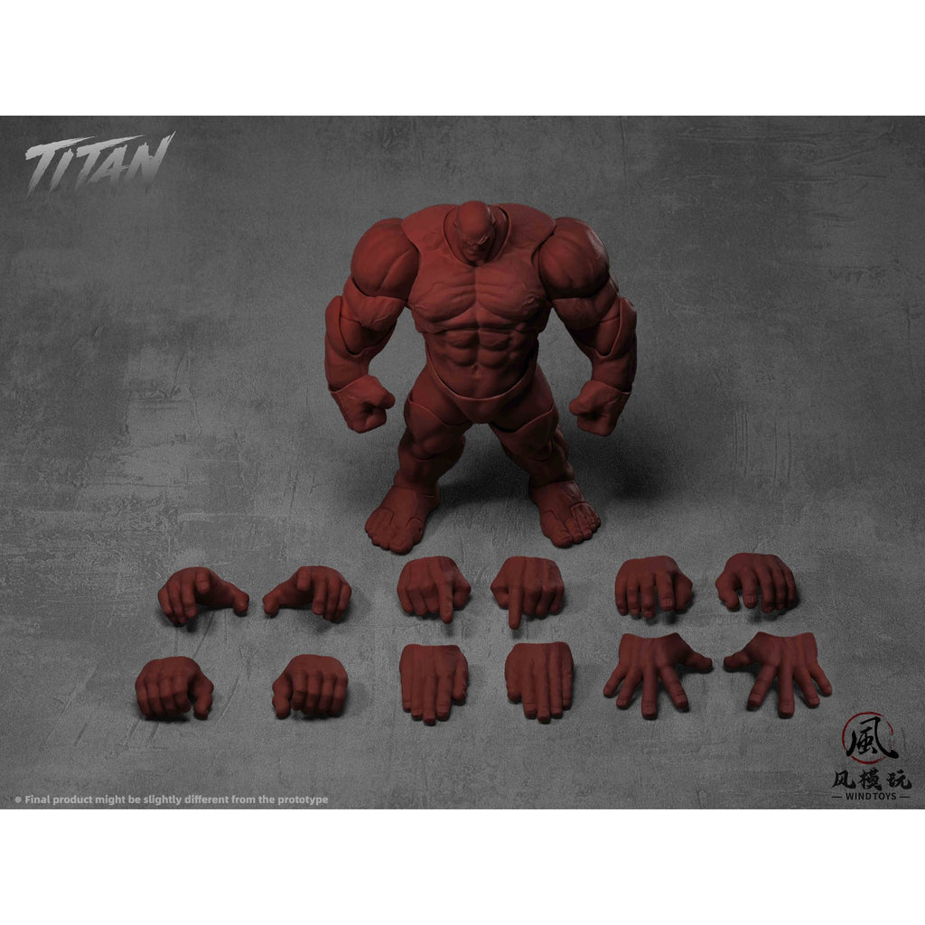 WIND TOYS 1/12スケール 可動フィギュア素体 タイタン FMW011 レッド