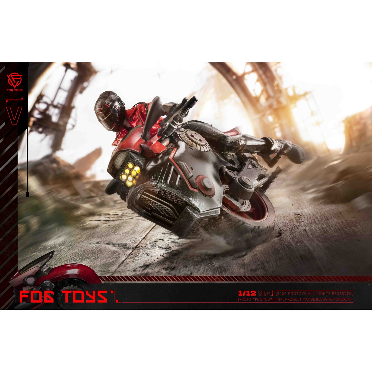 FOGTOYS ファンタジー・アルファベットシリーズ EA-03 "V" 1/12スケール可動フィギュア