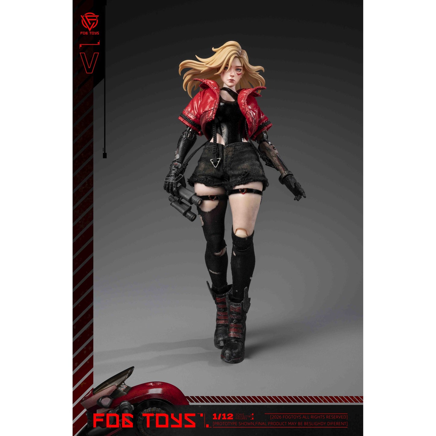 FOGTOYS ファンタジー・アルファベットシリーズ EA-03 "V" 1/12スケール可動フィギュア