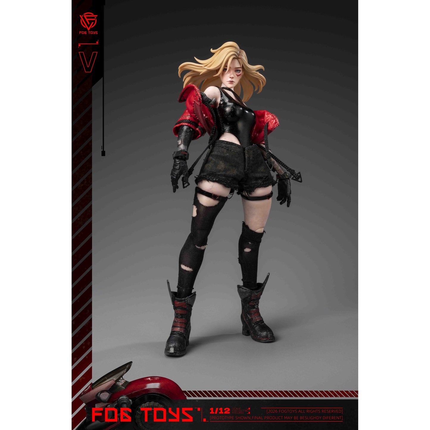 FOGTOYS ファンタジー・アルファベットシリーズ EA-03 "V" 1/12スケール可動フィギュア