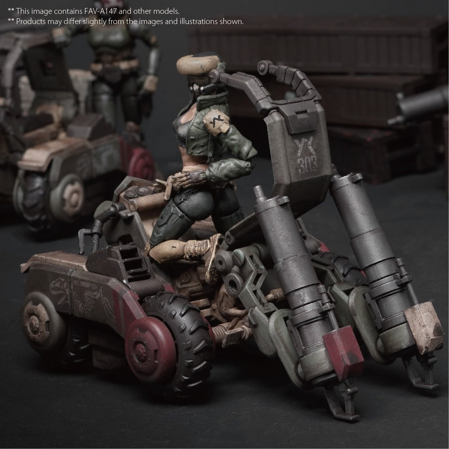 TOYS ALLIANCE LIMITED アシッドレイン 1/18スケール FAV-A147 ヴェロラプトル・スピーダー MK1m-4