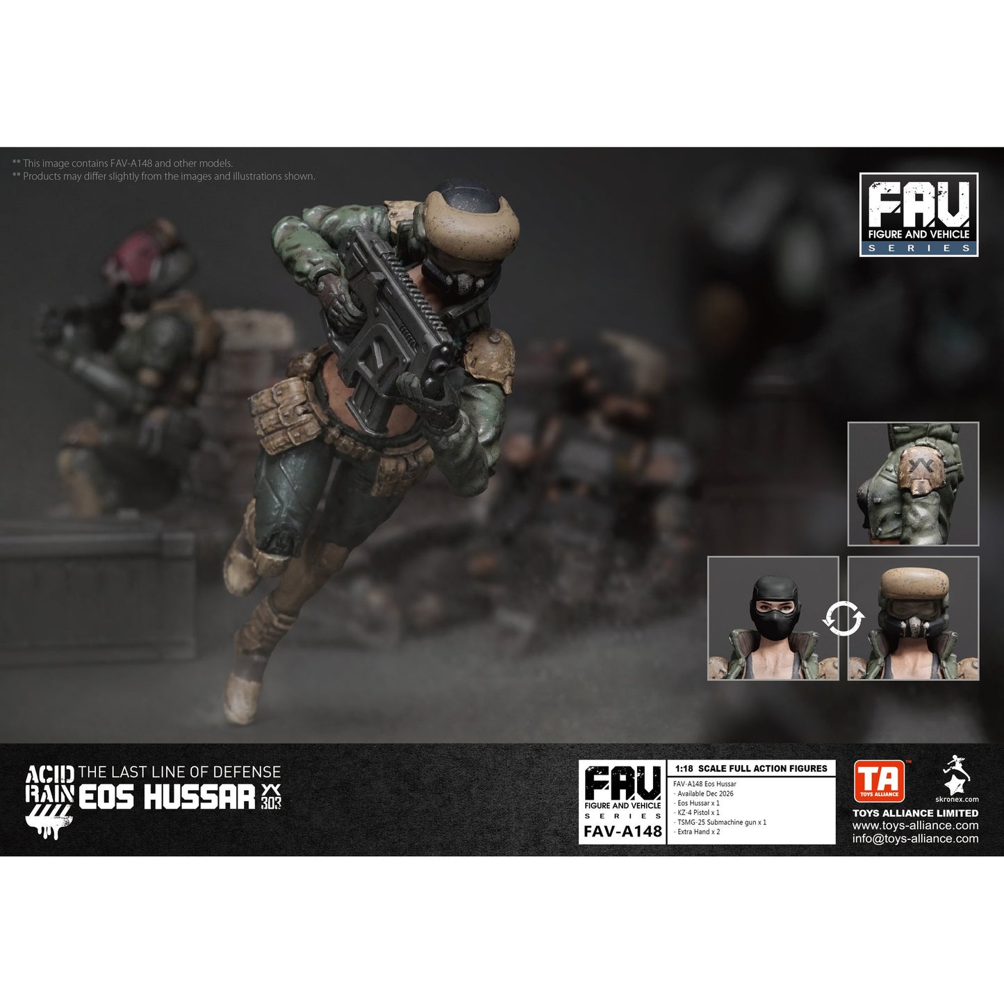 TOYS ALLIANCE LIMITED アシッドレイン 1/18スケール FAV-A148 イオス・ハッサー