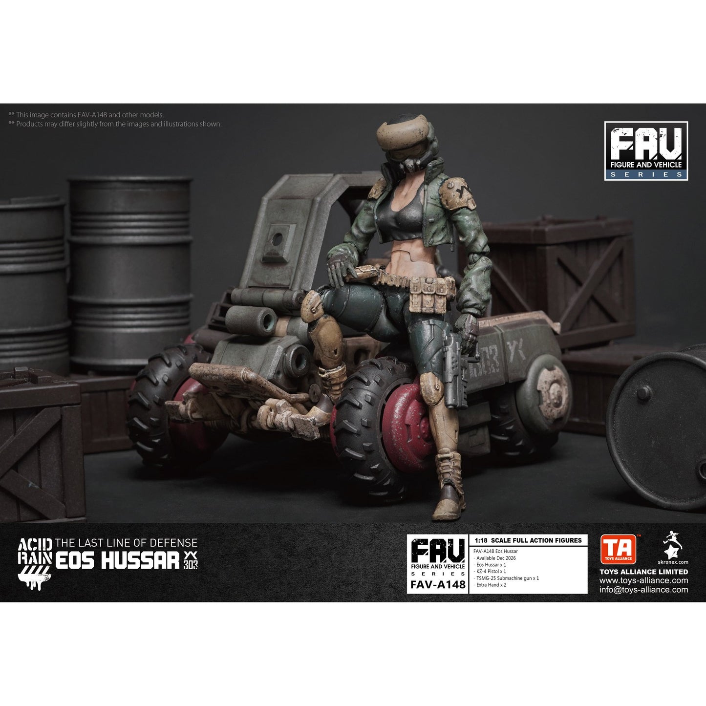 TOYS ALLIANCE LIMITED アシッドレイン 1/18スケール FAV-A148 イオス・ハッサー