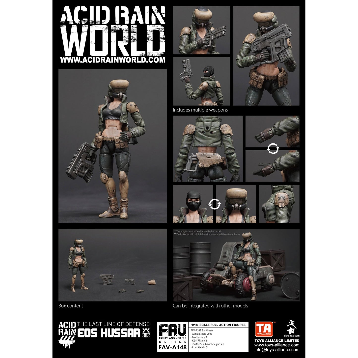 TOYS ALLIANCE LIMITED アシッドレイン 1/18スケール FAV-A148 イオス・ハッサー
