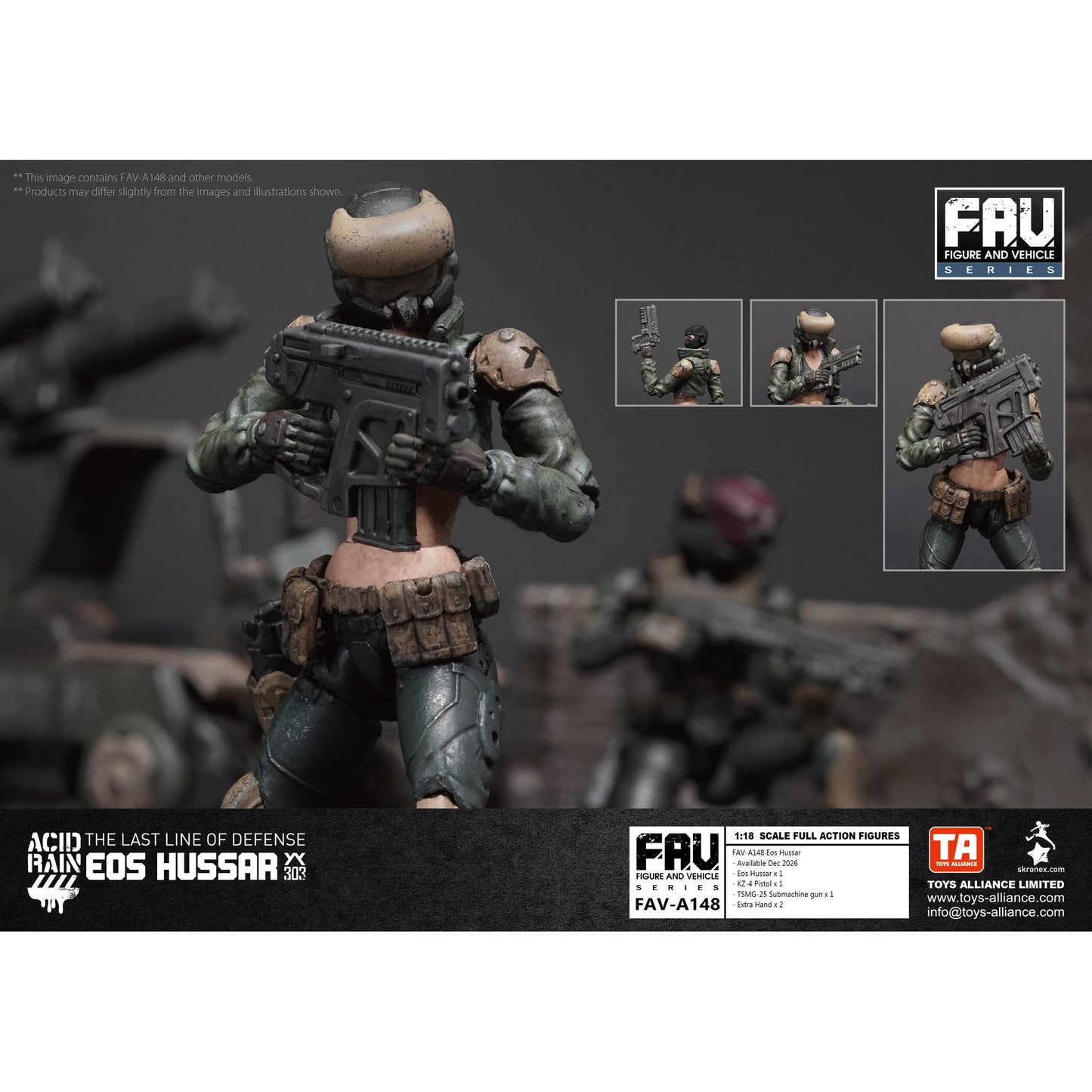 TOYS ALLIANCE LIMITED アシッドレイン 1/18スケール FAV-A148 イオス・ハッサー