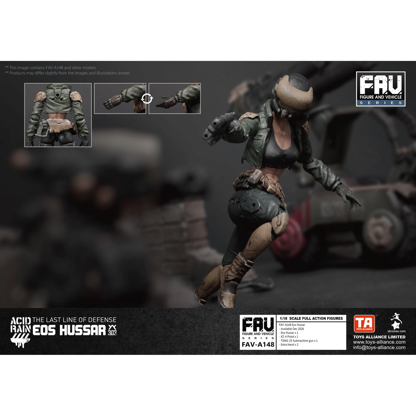 TOYS ALLIANCE LIMITED アシッドレイン 1/18スケール FAV-A148 イオス・ハッサー