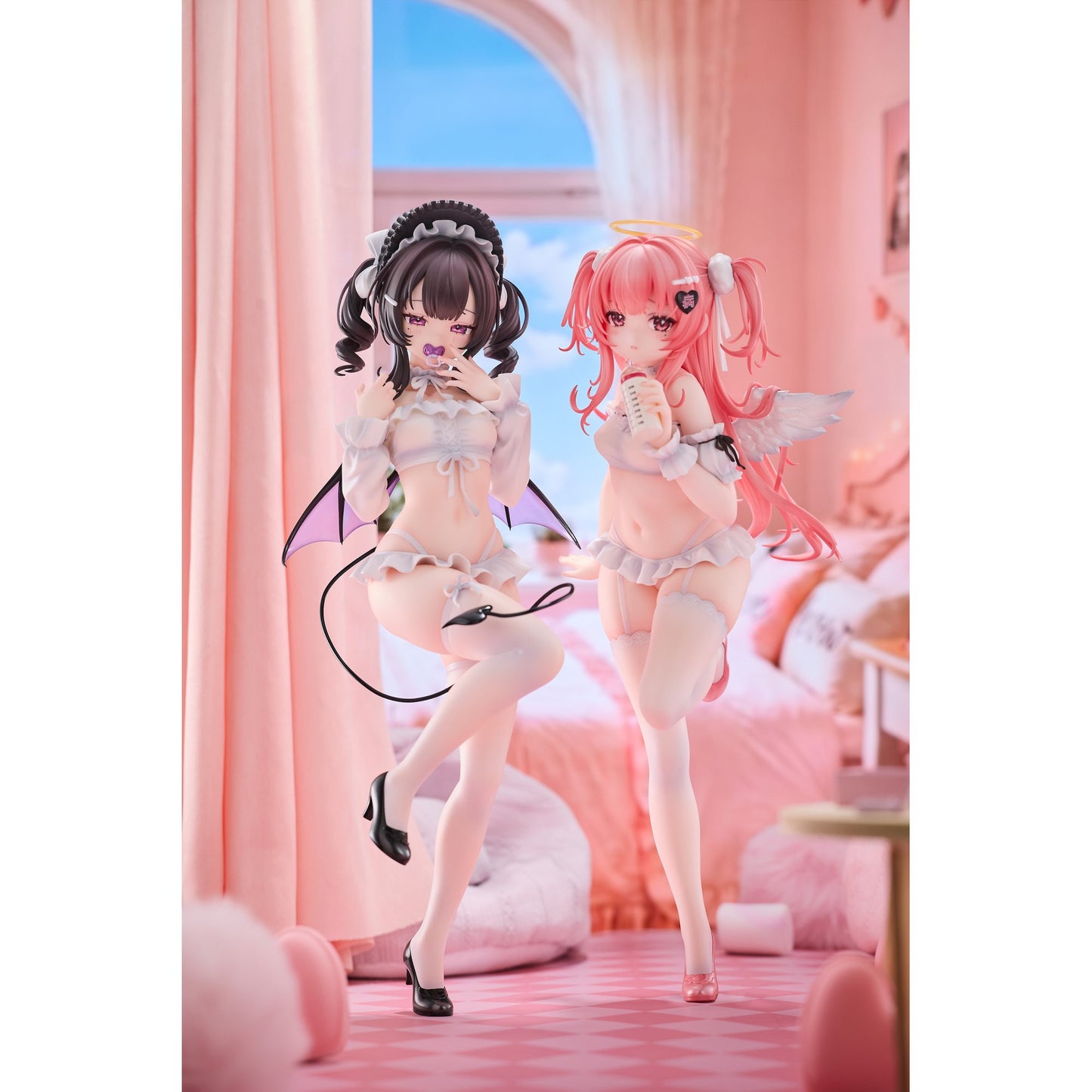 紫乃＆愛夢 Illustrated by RIKO 1/6 完成品フィギュア