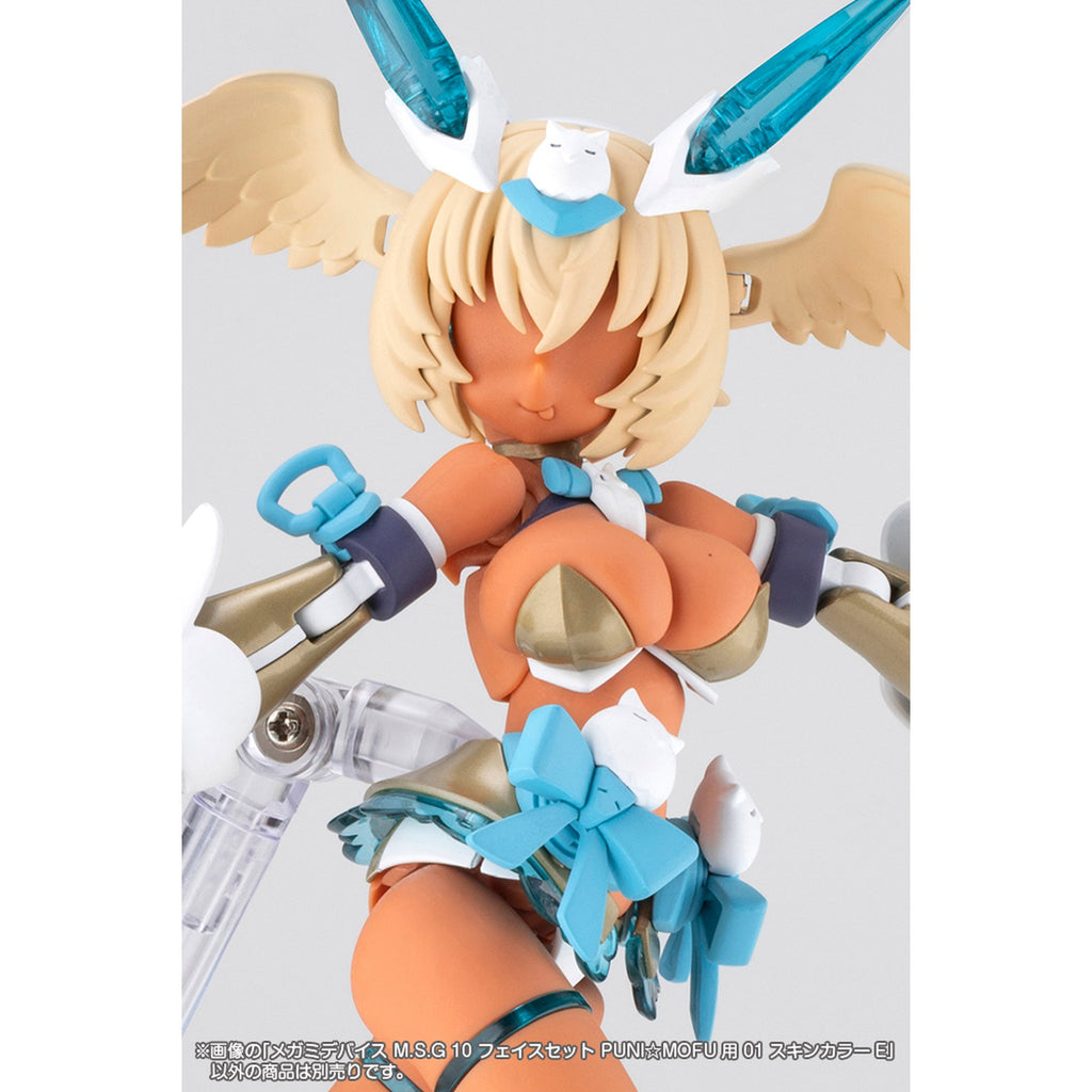 1/1 『メガミデバイス M.S.G』 10 フェイスセット PUNI☆MOFU用 01 スキンカラーE