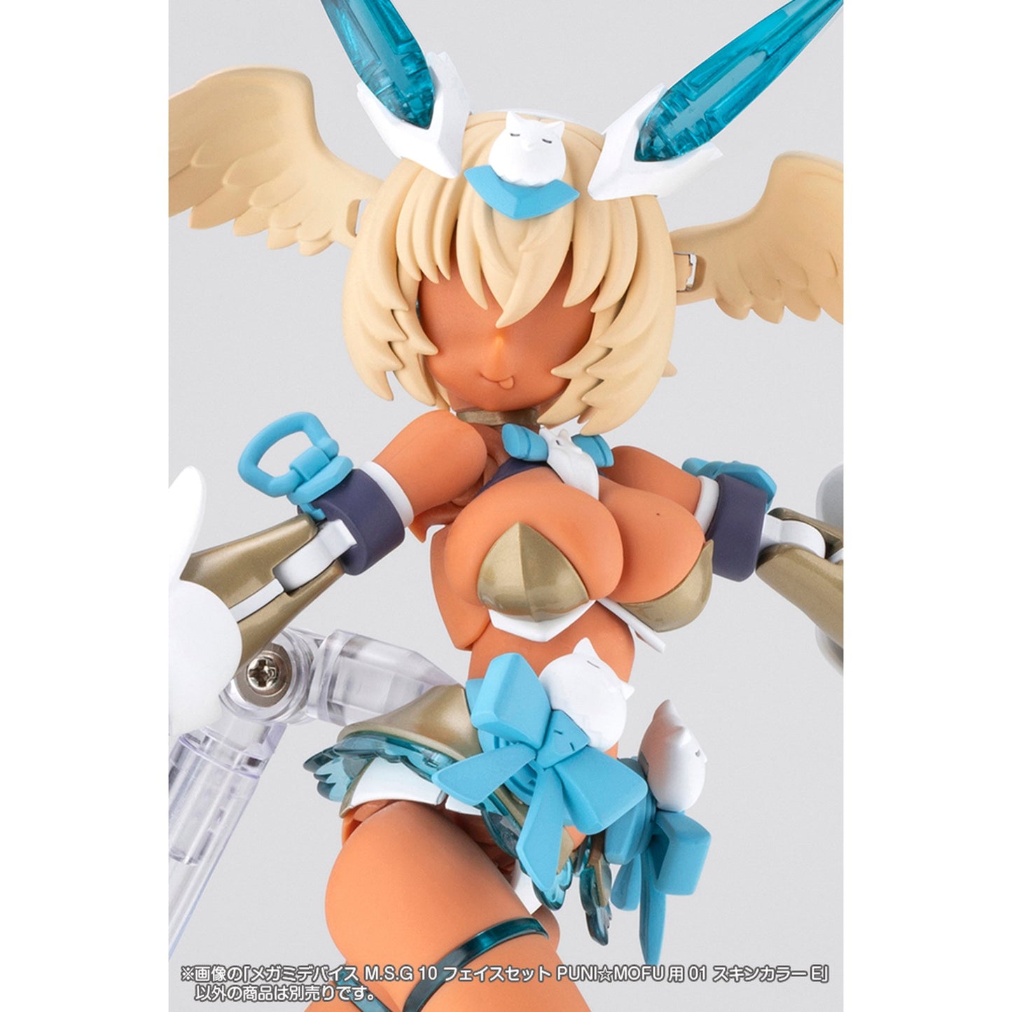 1/1 『メガミデバイス M.S.G』 10 フェイスセット PUNI☆MOFU用 01 スキンカラーE