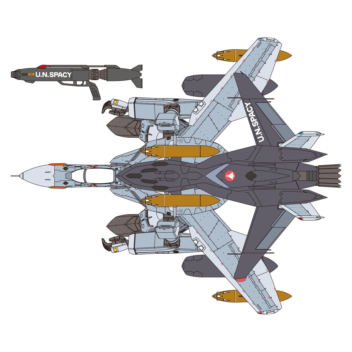1/72 VF-0A ガウォーク w/ゴースト "マクロスゼロ"