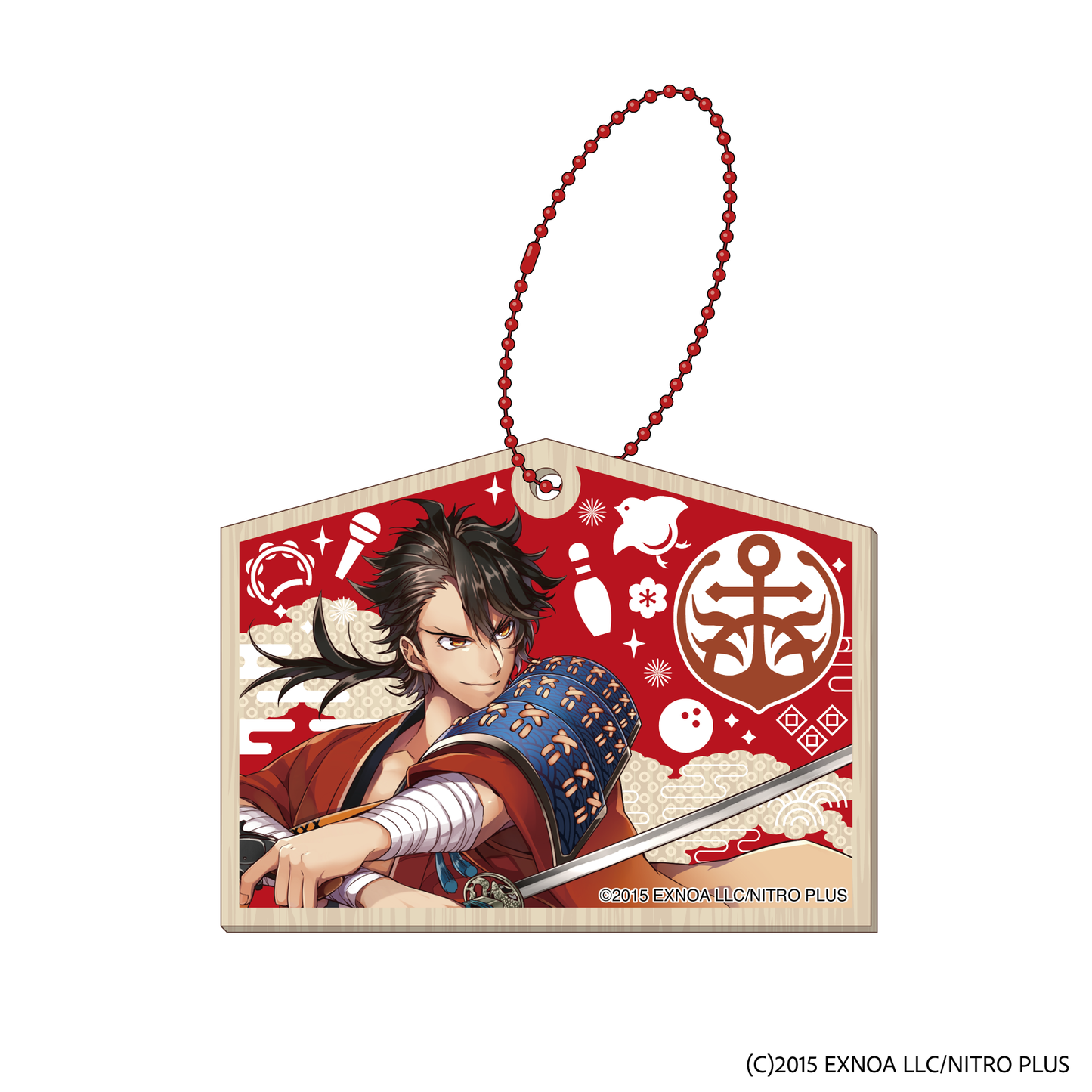 刀剣乱舞ONLINE 木製絵馬風キーホルダー ROUND1 Ver.