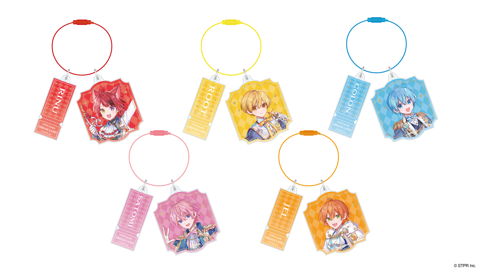 ワイヤーアクリルキーホルダー