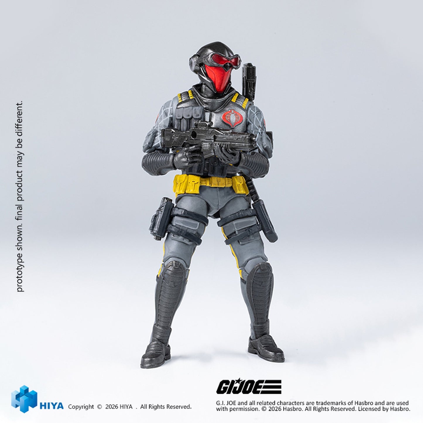 ハイヤーエクジビット・ミニシリーズ 1/18スケール 4インチ 『G.I.ジョー』 コブラヴァイパー(パイソンパトロール版) アクションフィギュア