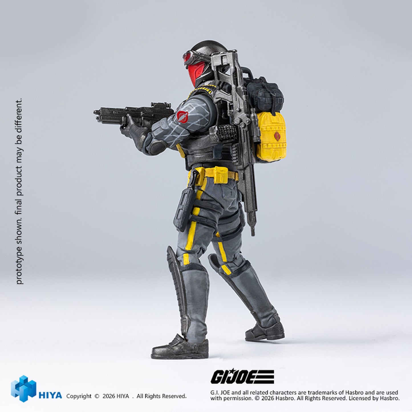 ハイヤーエクジビット・ミニシリーズ 1/18スケール 4インチ 『G.I.ジョー』 コブラヴァイパー(パイソンパトロール版) アクションフィギュア